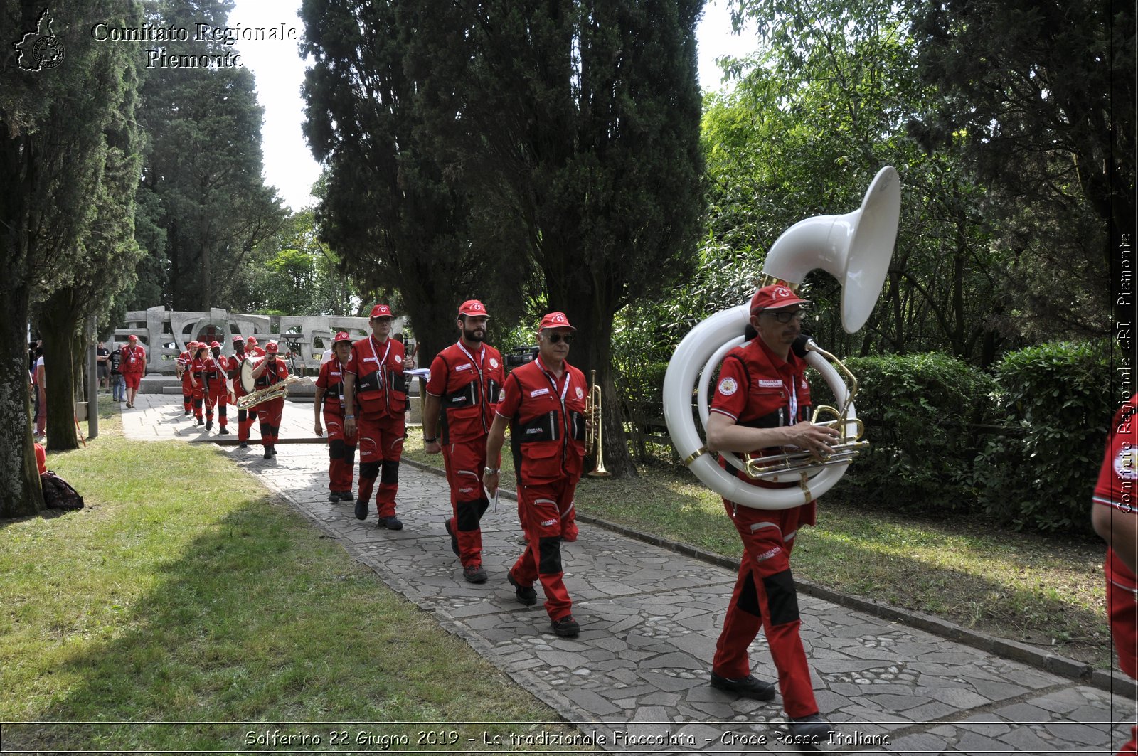 Solferino 22 Giugno 2019 - La tradizionale Fiaccolata - Croce Rossa Italiana - Comitato Regionale del Piemonte