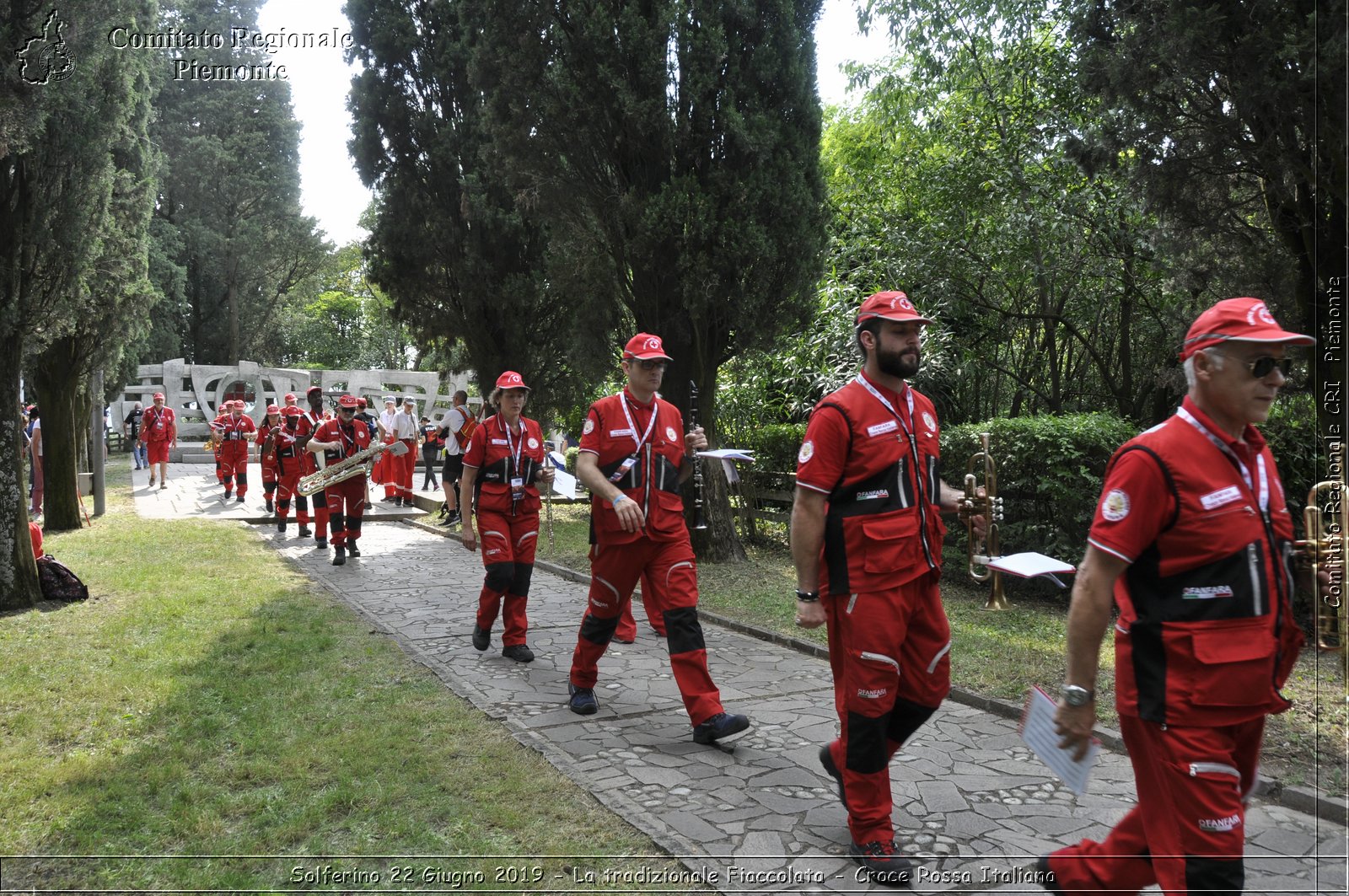 Solferino 22 Giugno 2019 - La tradizionale Fiaccolata - Croce Rossa Italiana - Comitato Regionale del Piemonte