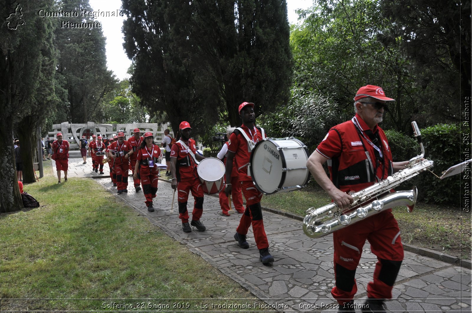 Solferino 22 Giugno 2019 - La tradizionale Fiaccolata - Croce Rossa Italiana - Comitato Regionale del Piemonte