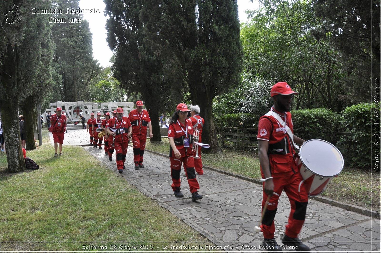 Solferino 22 Giugno 2019 - La tradizionale Fiaccolata - Croce Rossa Italiana - Comitato Regionale del Piemonte