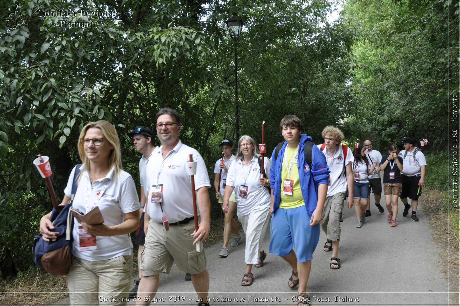 Solferino 22 Giugno 2019 - La tradizionale Fiaccolata - Croce Rossa Italiana - Comitato Regionale del Piemonte