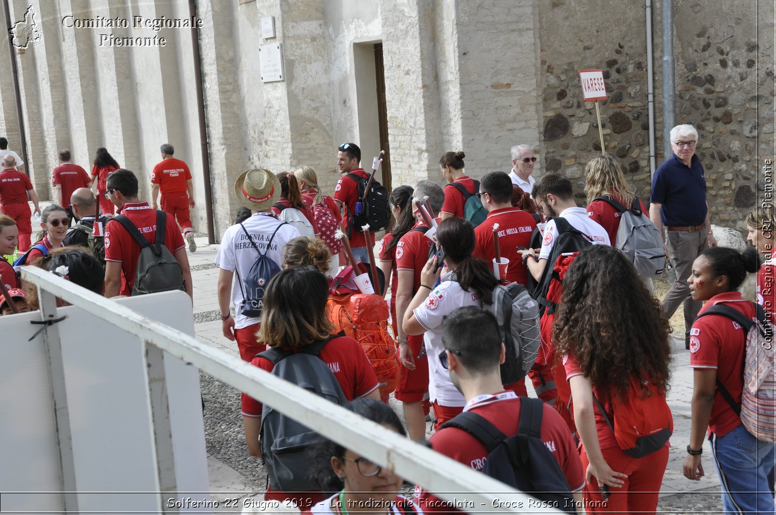 Solferino 22 Giugno 2019 - La tradizionale Fiaccolata - Croce Rossa Italiana - Comitato Regionale del Piemonte