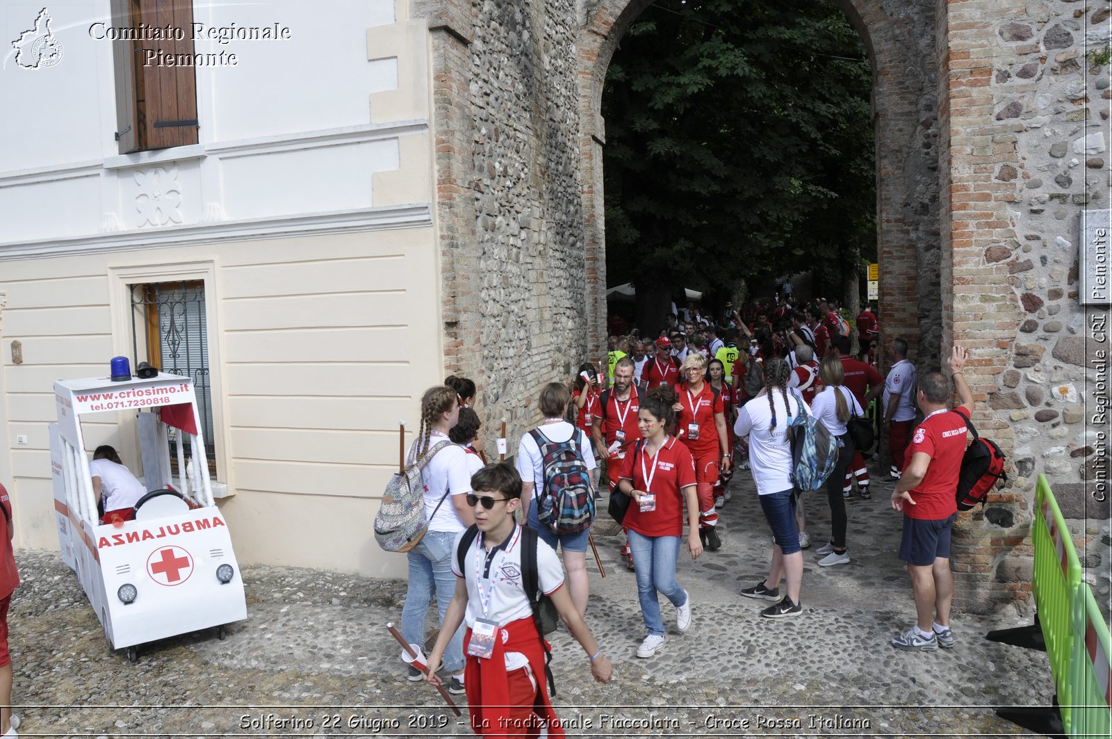 Solferino 22 Giugno 2019 - La tradizionale Fiaccolata - Croce Rossa Italiana - Comitato Regionale del Piemonte