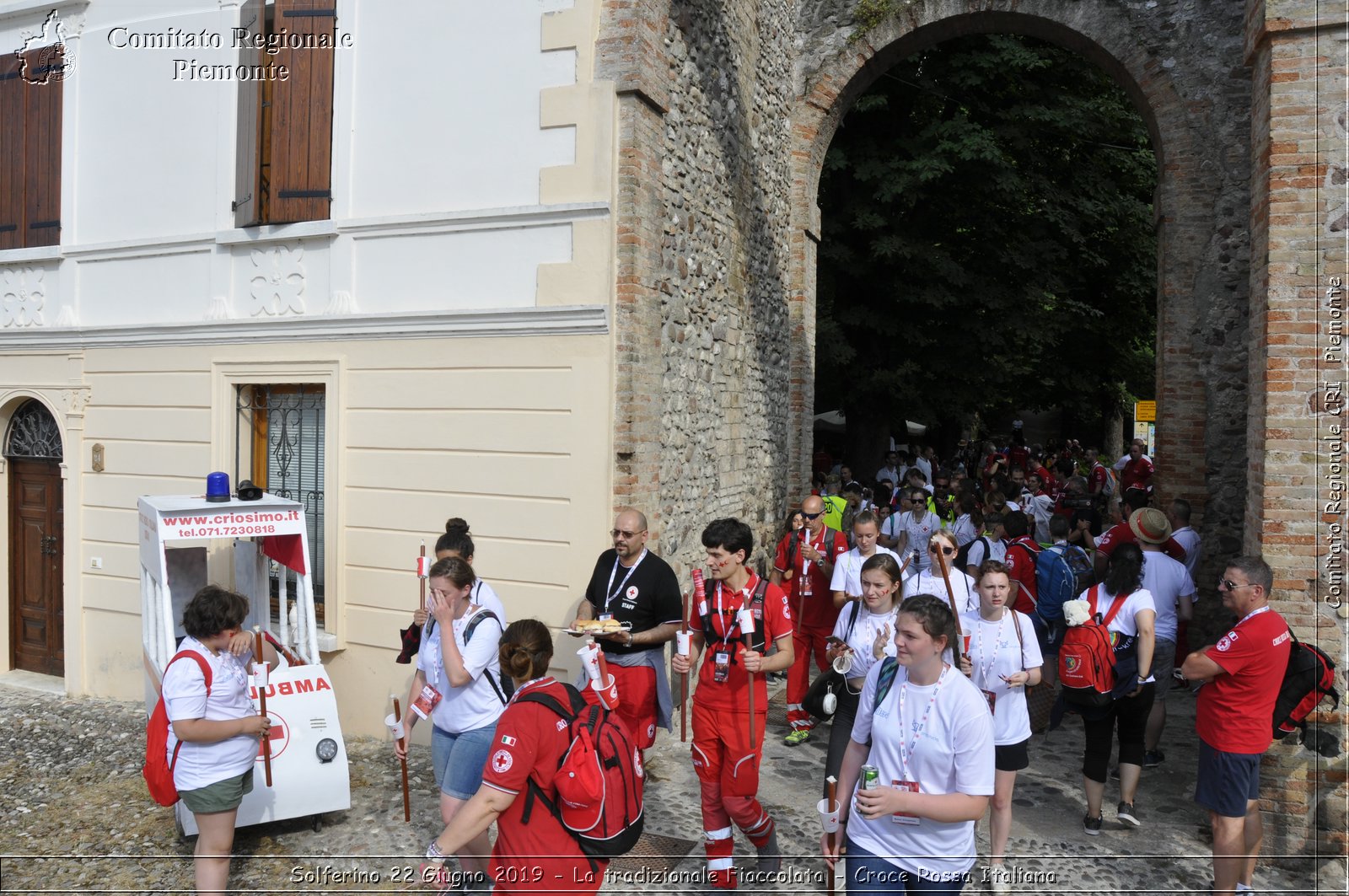 Solferino 22 Giugno 2019 - La tradizionale Fiaccolata - Croce Rossa Italiana - Comitato Regionale del Piemonte