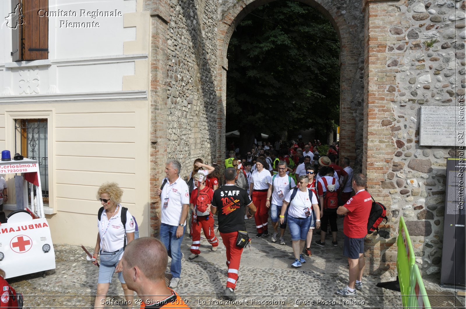 Solferino 22 Giugno 2019 - La tradizionale Fiaccolata - Croce Rossa Italiana - Comitato Regionale del Piemonte