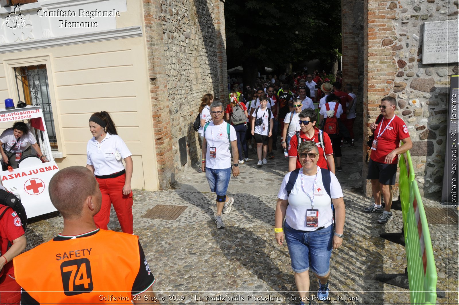 Solferino 22 Giugno 2019 - La tradizionale Fiaccolata - Croce Rossa Italiana - Comitato Regionale del Piemonte