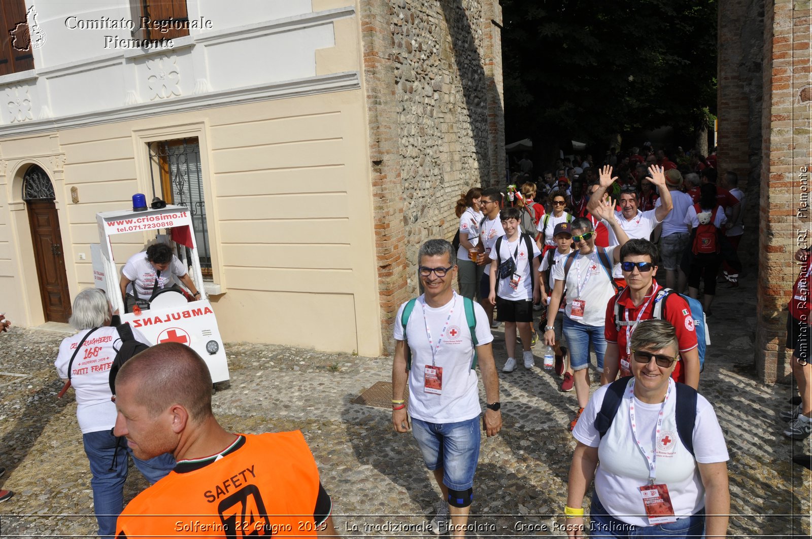 Solferino 22 Giugno 2019 - La tradizionale Fiaccolata - Croce Rossa Italiana - Comitato Regionale del Piemonte