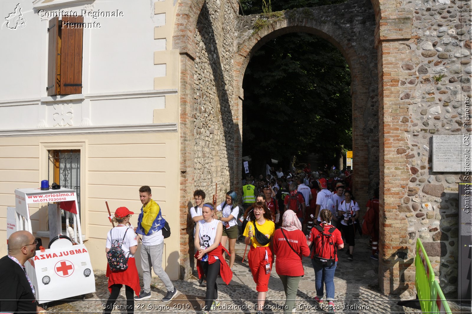 Solferino 22 Giugno 2019 - La tradizionale Fiaccolata - Croce Rossa Italiana - Comitato Regionale del Piemonte