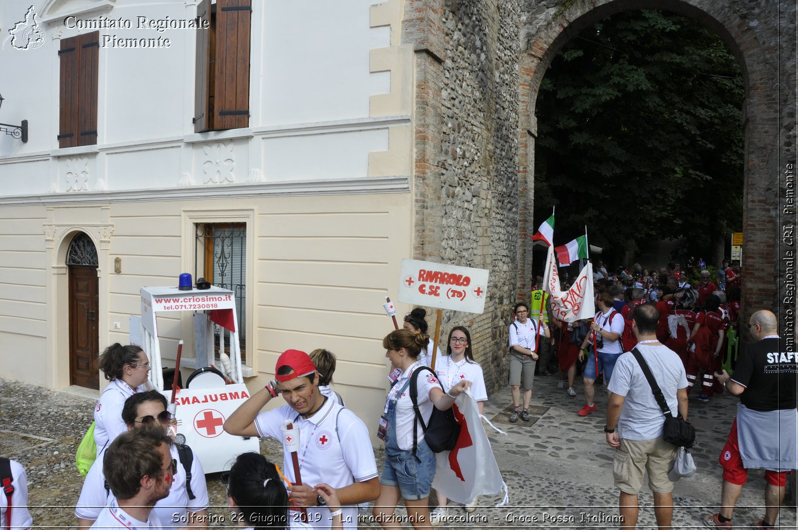 Solferino 22 Giugno 2019 - La tradizionale Fiaccolata - Croce Rossa Italiana - Comitato Regionale del Piemonte