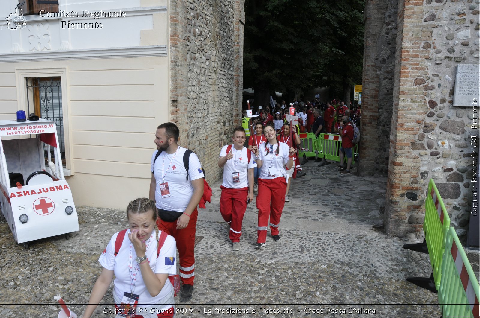 Solferino 22 Giugno 2019 - La tradizionale Fiaccolata - Croce Rossa Italiana - Comitato Regionale del Piemonte