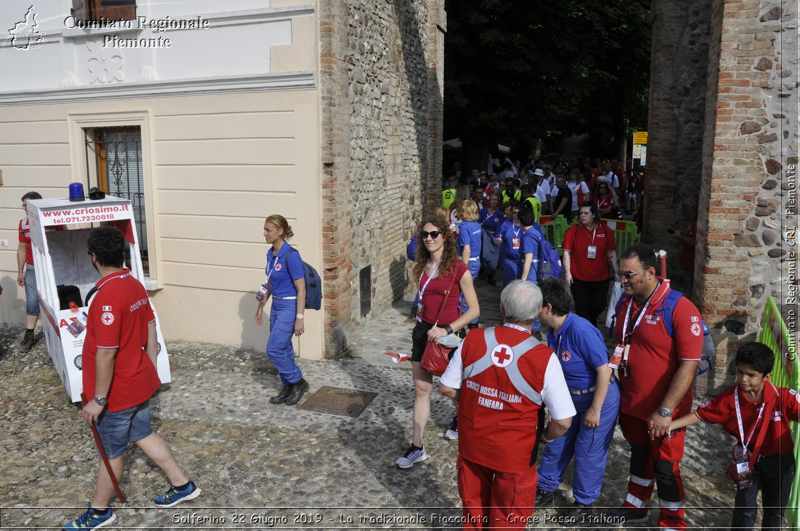 Solferino 22 Giugno 2019 - La tradizionale Fiaccolata - Croce Rossa Italiana - Comitato Regionale del Piemonte