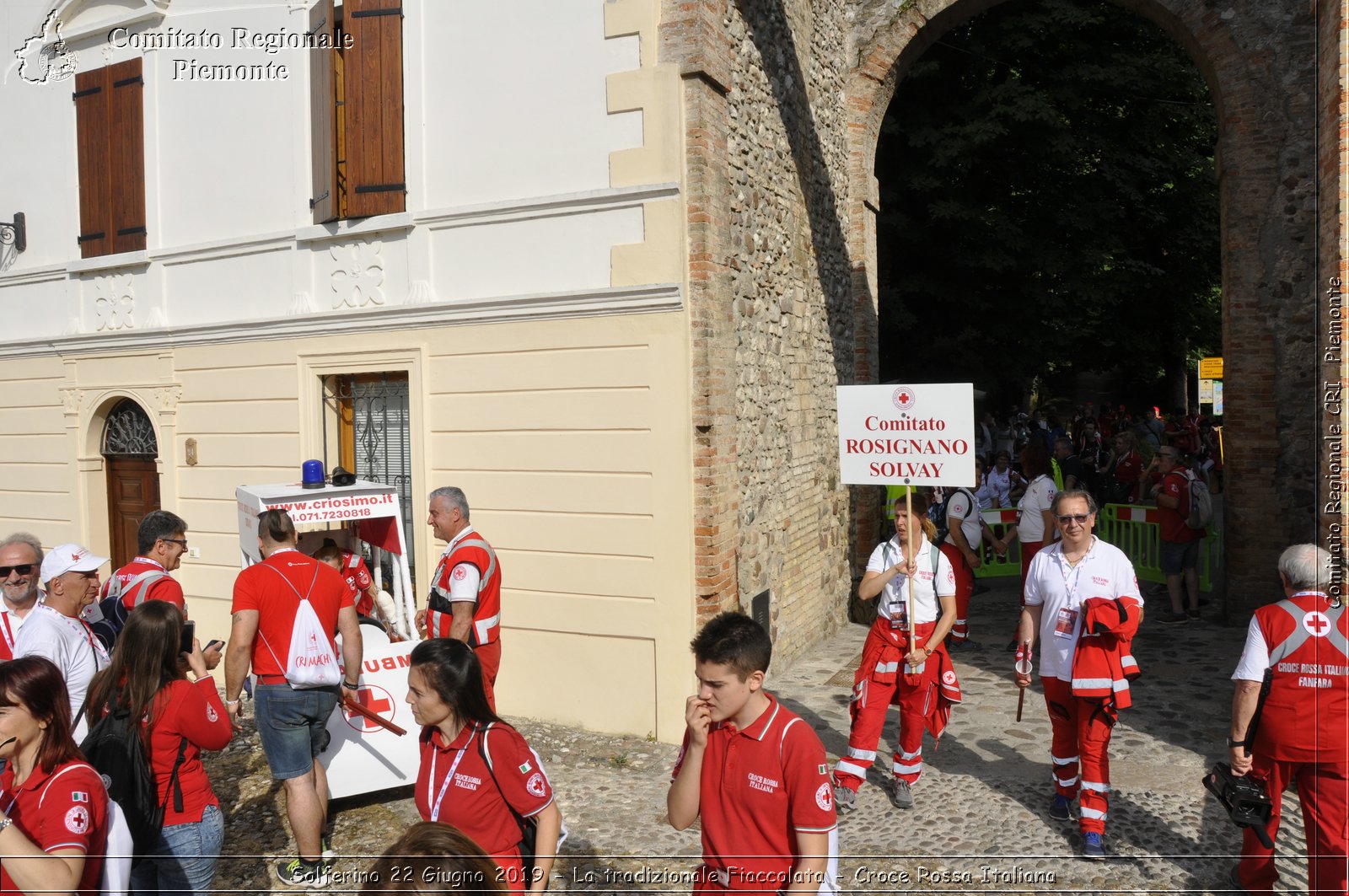 Solferino 22 Giugno 2019 - La tradizionale Fiaccolata - Croce Rossa Italiana - Comitato Regionale del Piemonte