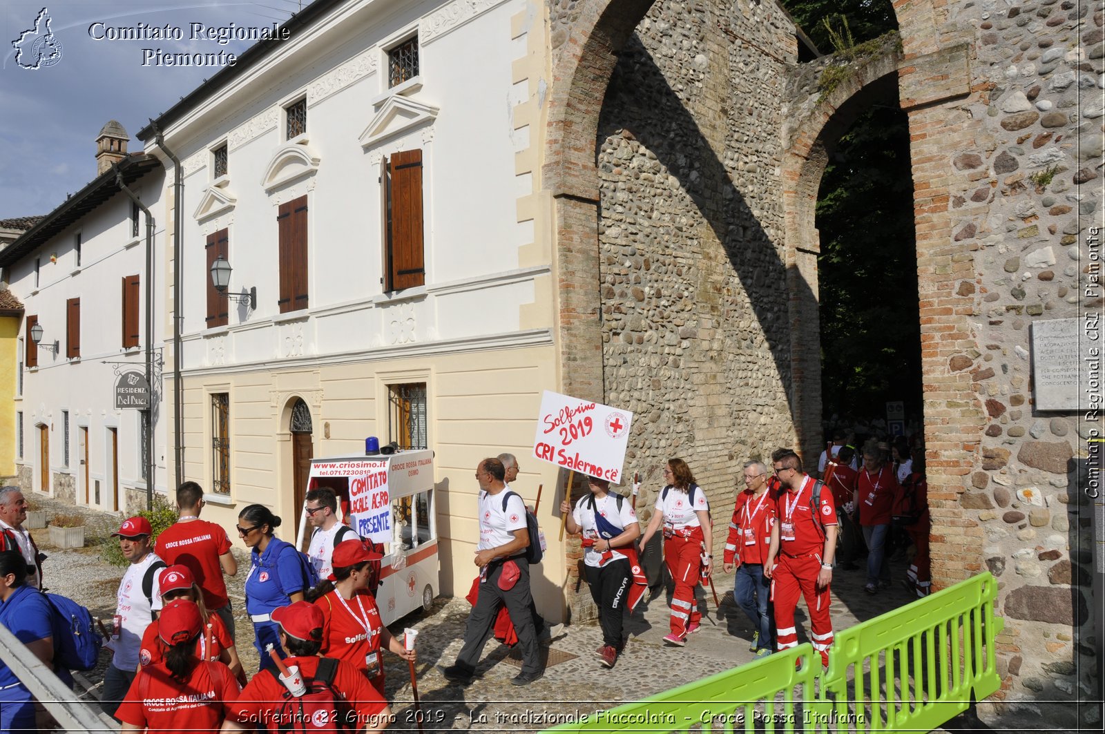 Solferino 22 Giugno 2019 - La tradizionale Fiaccolata - Croce Rossa Italiana - Comitato Regionale del Piemonte