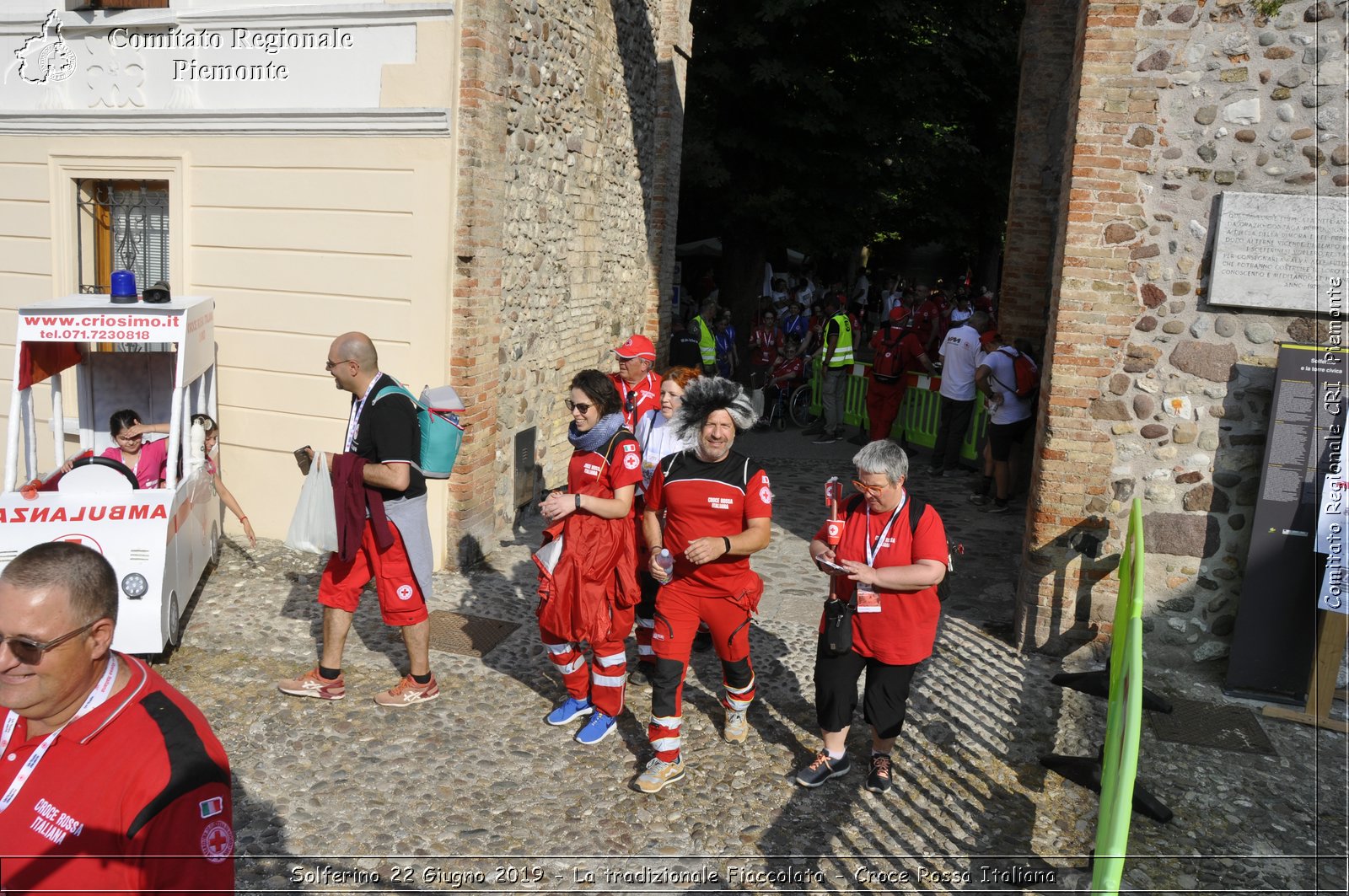 Solferino 22 Giugno 2019 - La tradizionale Fiaccolata - Croce Rossa Italiana - Comitato Regionale del Piemonte