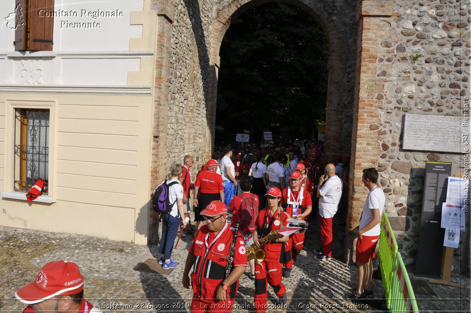 Solferino 22 Giugno 2019 - La tradizionale Fiaccolata - Croce Rossa Italiana - Comitato Regionale del Piemonte