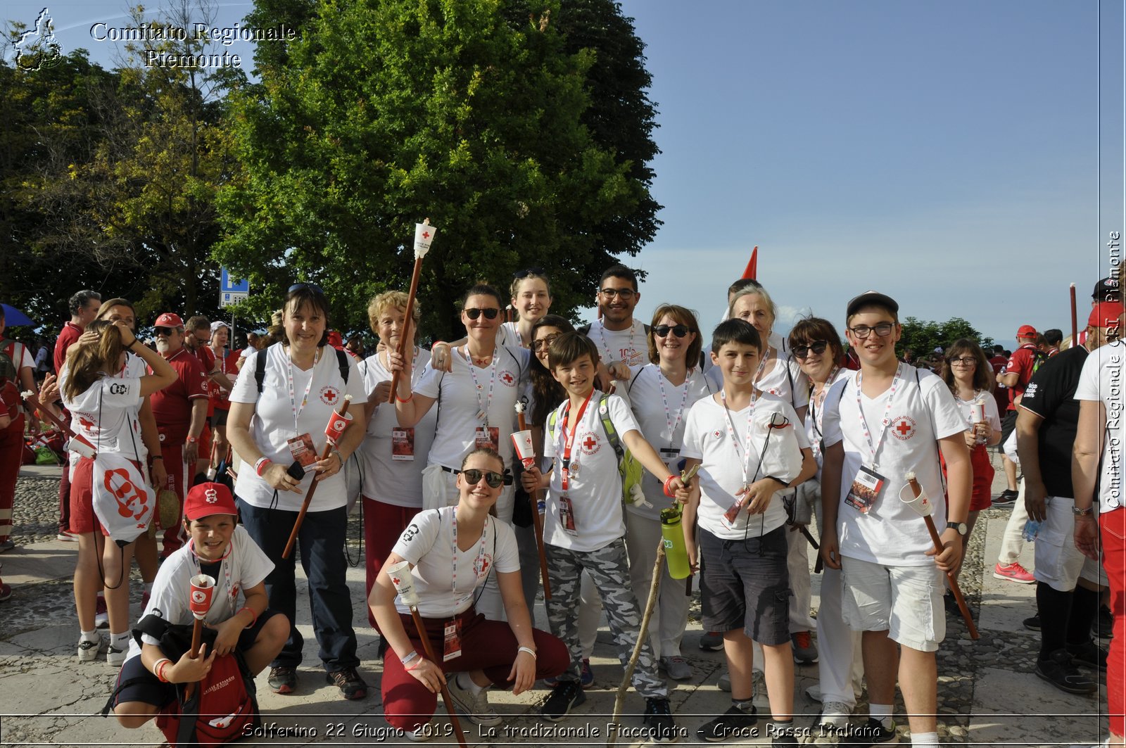 Solferino 22 Giugno 2019 - La tradizionale Fiaccolata - Croce Rossa Italiana - Comitato Regionale del Piemonte