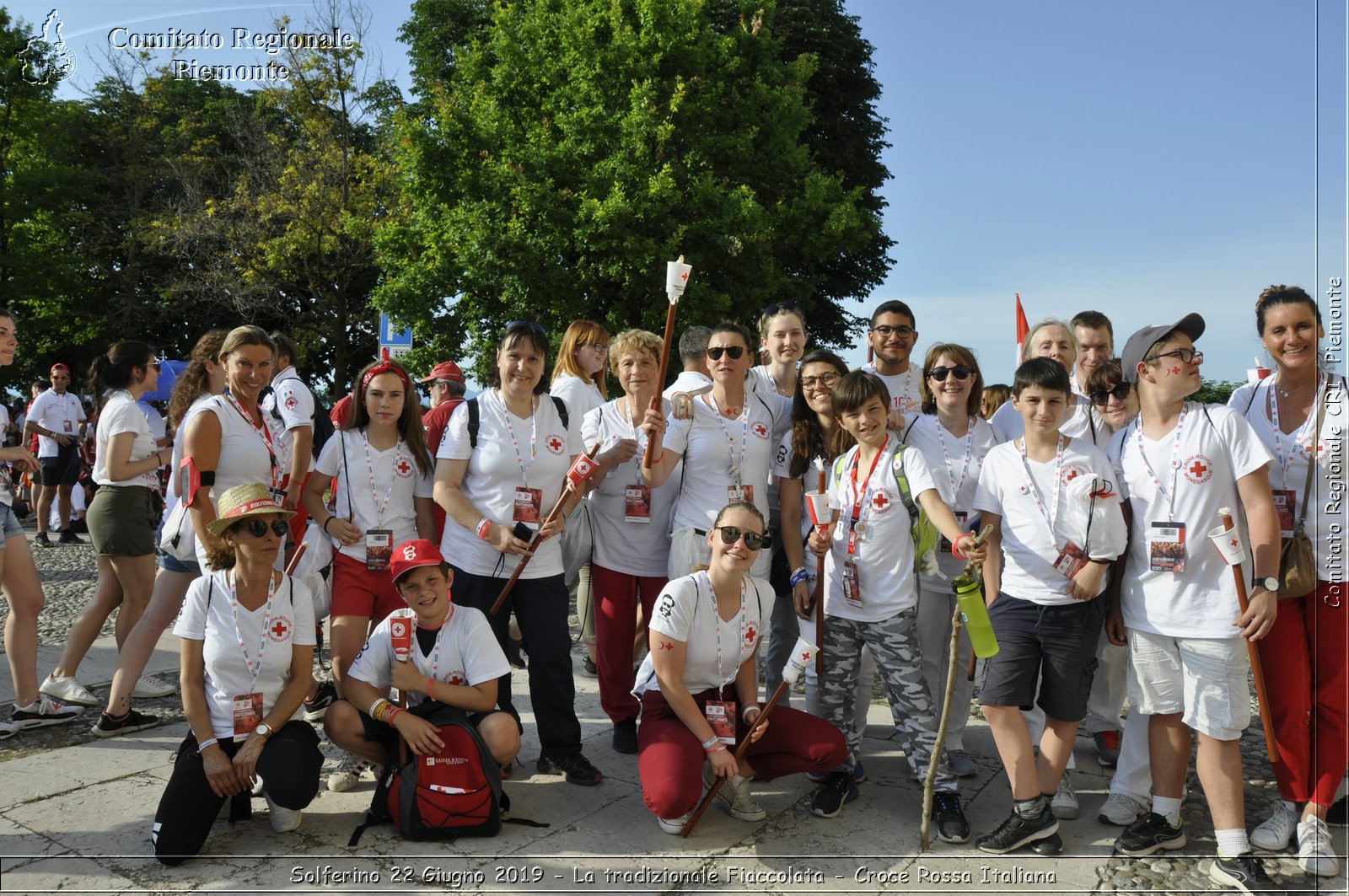 Solferino 22 Giugno 2019 - La tradizionale Fiaccolata - Croce Rossa Italiana - Comitato Regionale del Piemonte