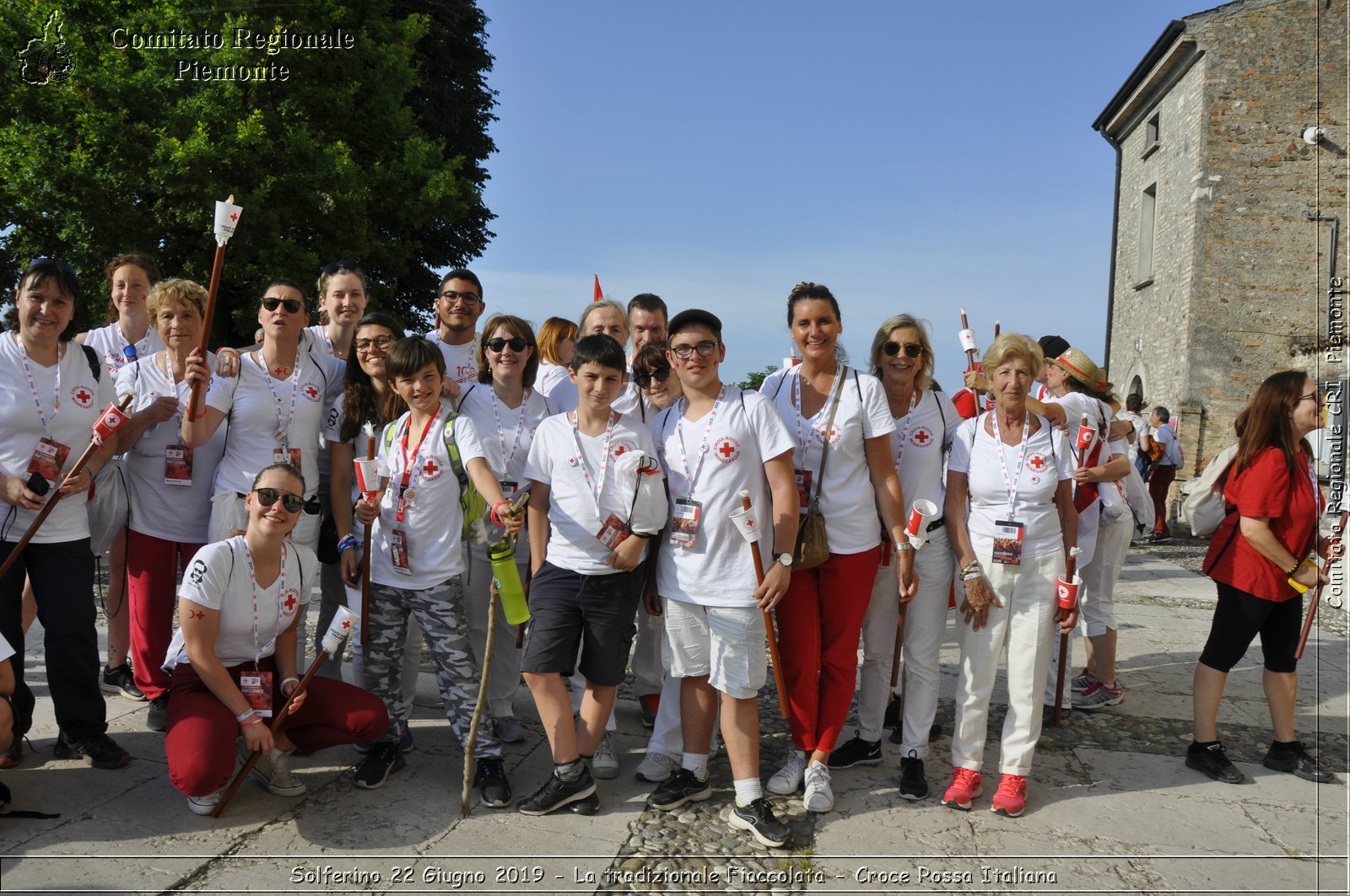 Solferino 22 Giugno 2019 - La tradizionale Fiaccolata - Croce Rossa Italiana - Comitato Regionale del Piemonte