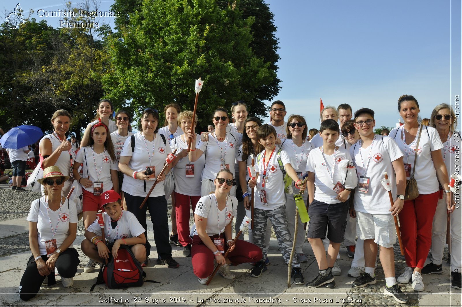 Solferino 22 Giugno 2019 - La tradizionale Fiaccolata - Croce Rossa Italiana - Comitato Regionale del Piemonte