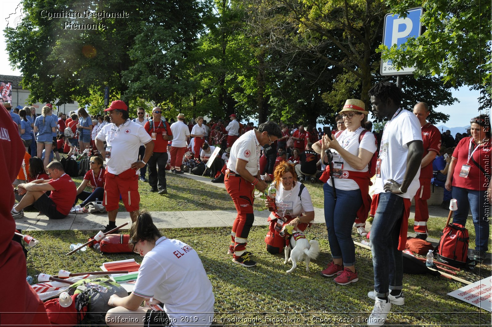 Solferino 22 Giugno 2019 - La tradizionale Fiaccolata - Croce Rossa Italiana - Comitato Regionale del Piemonte