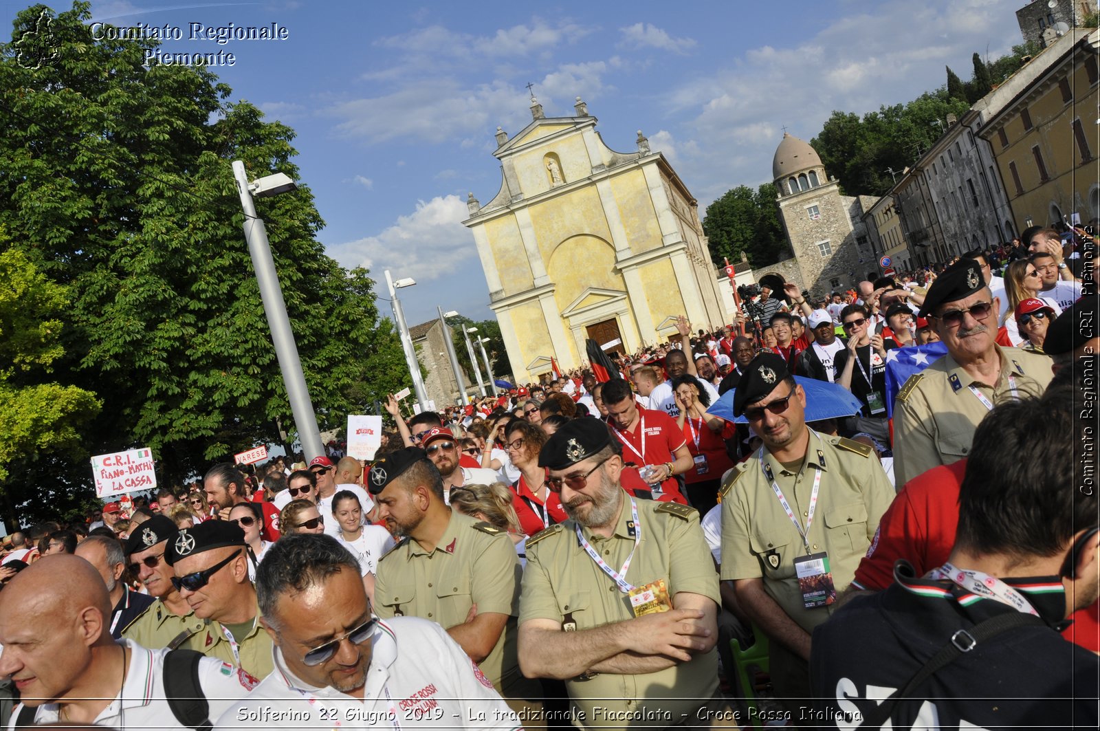 Solferino 22 Giugno 2019 - La tradizionale Fiaccolata - Croce Rossa Italiana - Comitato Regionale del Piemonte