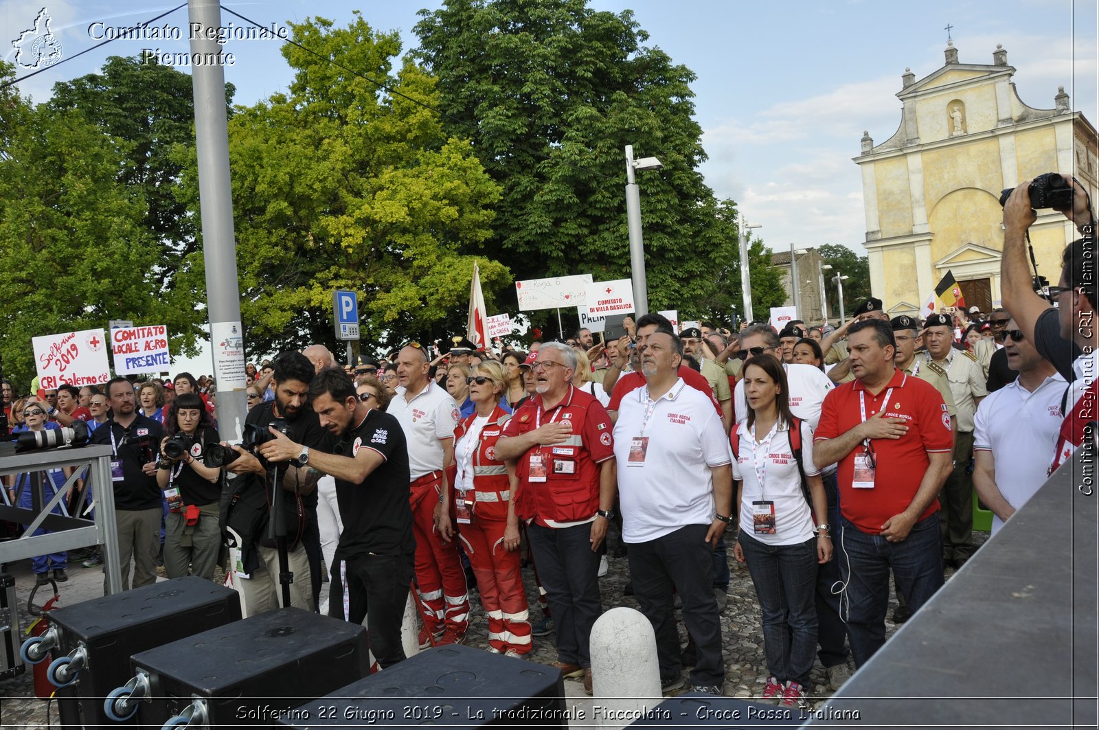 Solferino 22 Giugno 2019 - La tradizionale Fiaccolata - Croce Rossa Italiana - Comitato Regionale del Piemonte