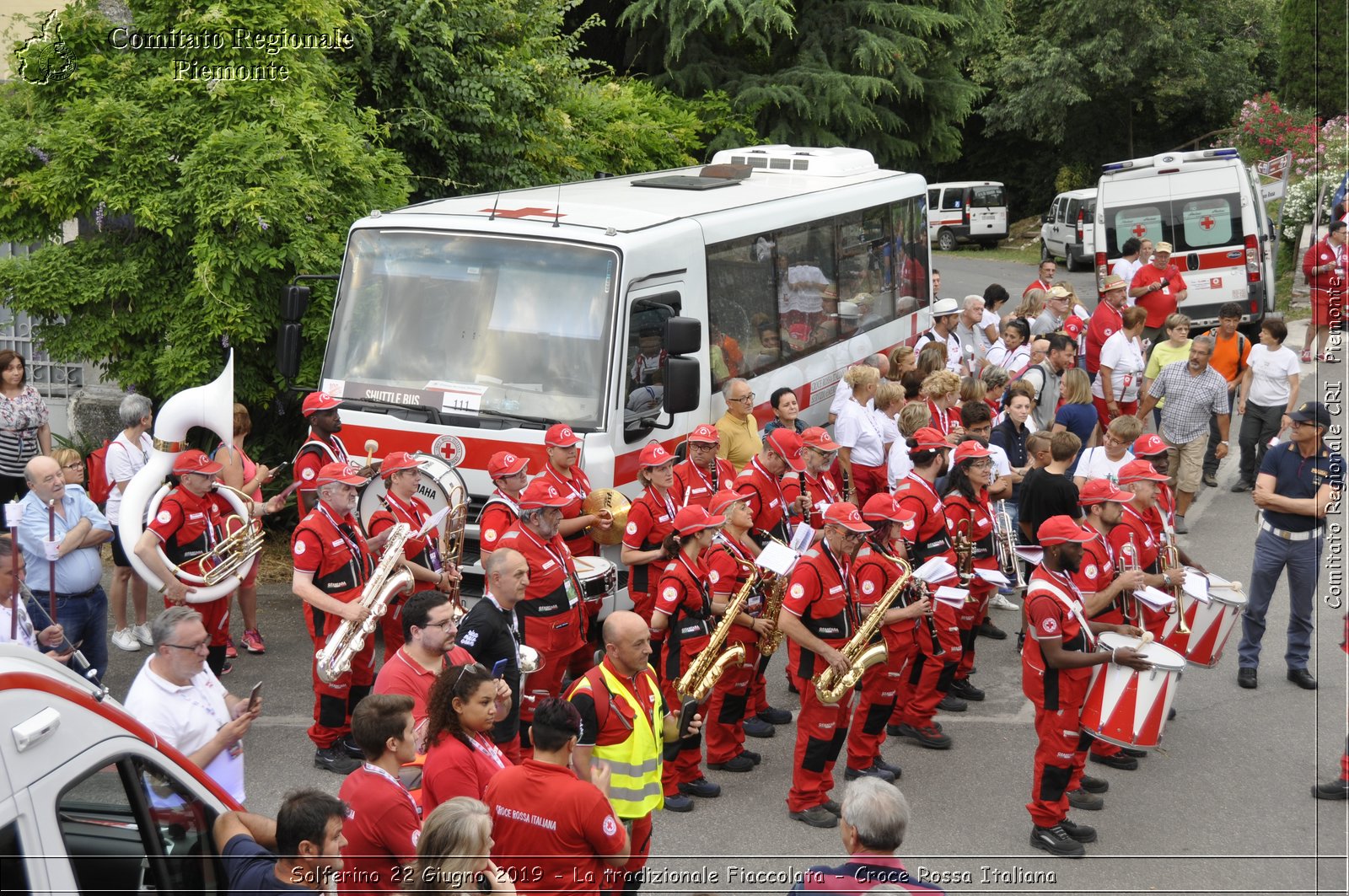 Solferino 22 Giugno 2019 - La tradizionale Fiaccolata - Croce Rossa Italiana - Comitato Regionale del Piemonte