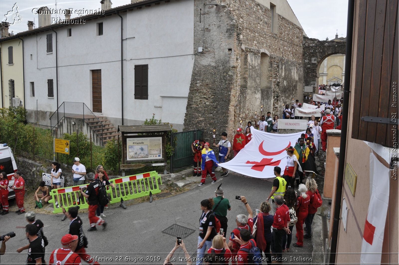 Solferino 22 Giugno 2019 - La tradizionale Fiaccolata - Croce Rossa Italiana - Comitato Regionale del Piemonte