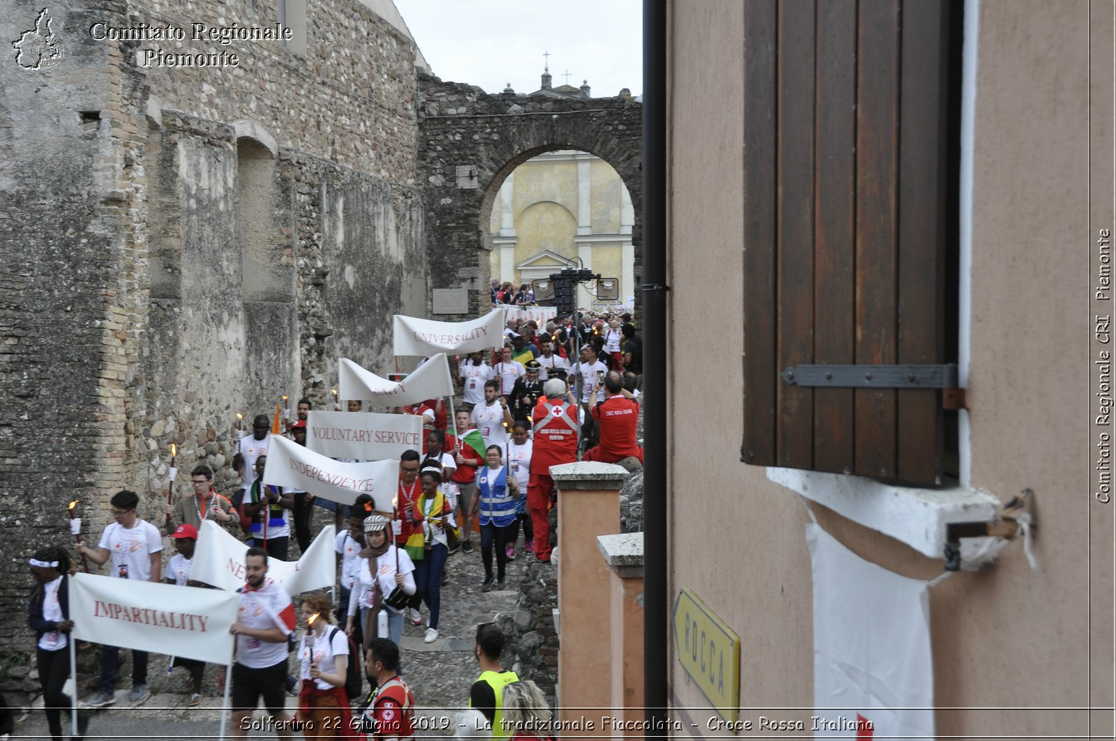 Solferino 22 Giugno 2019 - La tradizionale Fiaccolata - Croce Rossa Italiana - Comitato Regionale del Piemonte