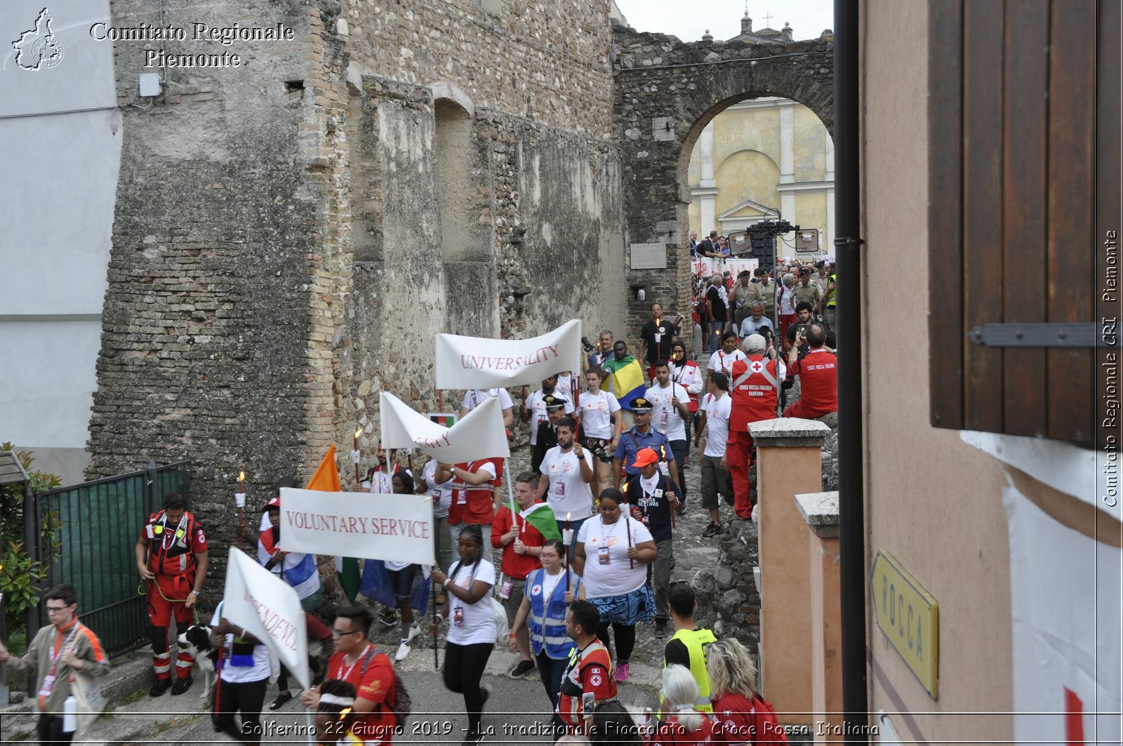 Solferino 22 Giugno 2019 - La tradizionale Fiaccolata - Croce Rossa Italiana - Comitato Regionale del Piemonte