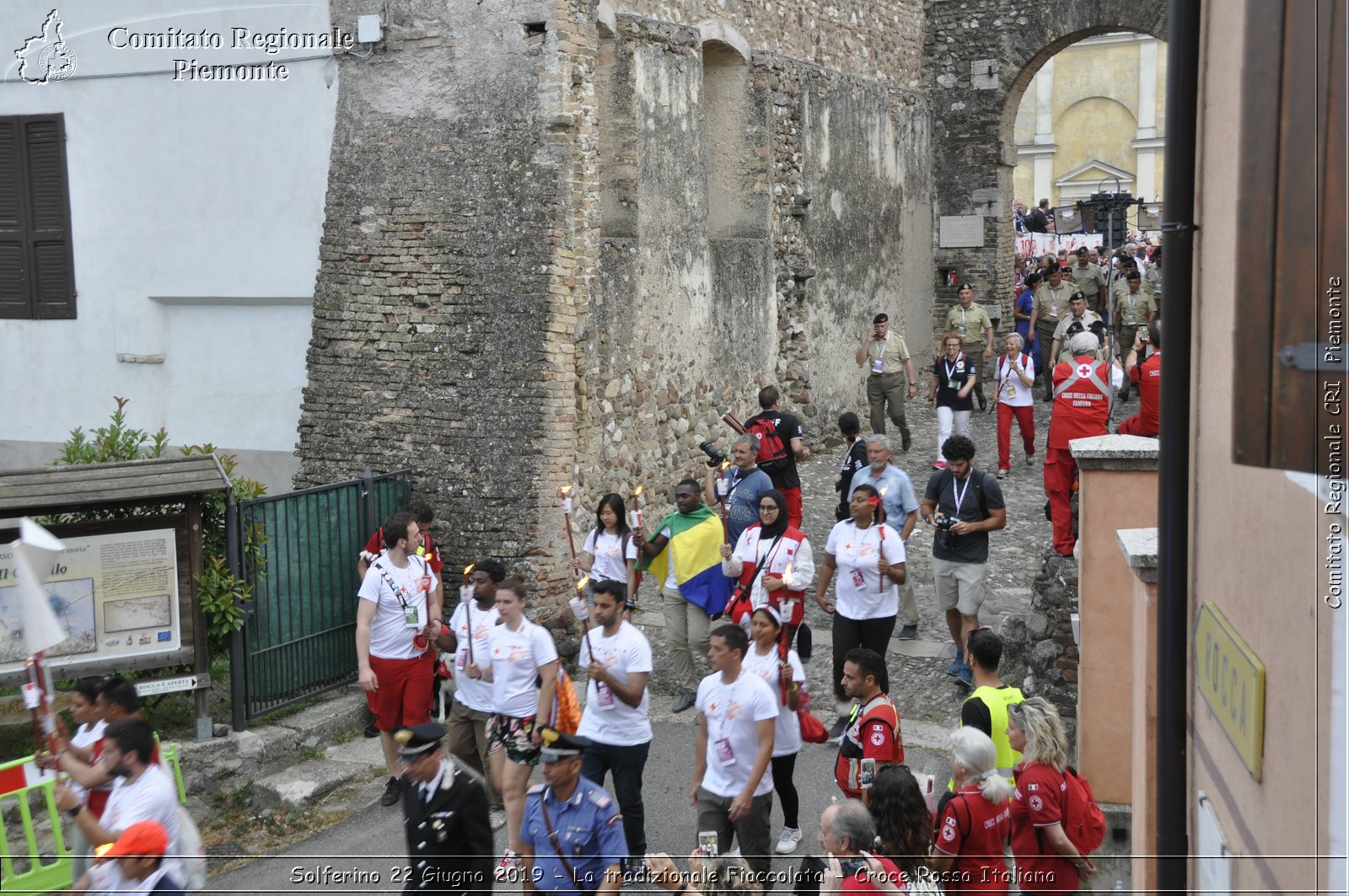 Solferino 22 Giugno 2019 - La tradizionale Fiaccolata - Croce Rossa Italiana - Comitato Regionale del Piemonte