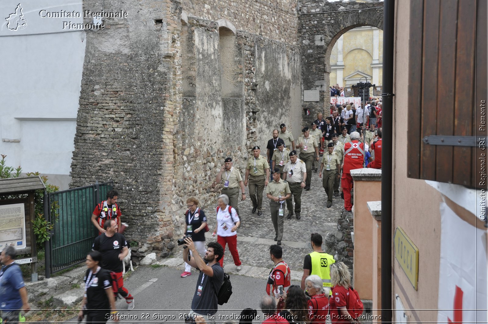 Solferino 22 Giugno 2019 - La tradizionale Fiaccolata - Croce Rossa Italiana - Comitato Regionale del Piemonte