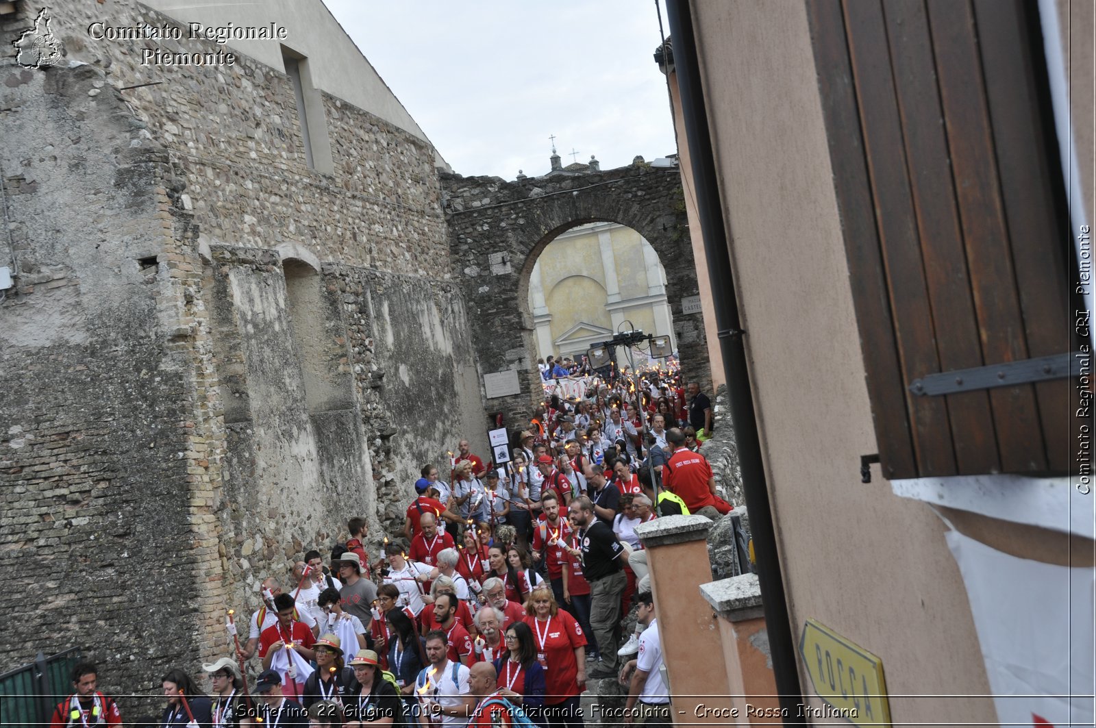 Solferino 22 Giugno 2019 - La tradizionale Fiaccolata - Croce Rossa Italiana - Comitato Regionale del Piemonte