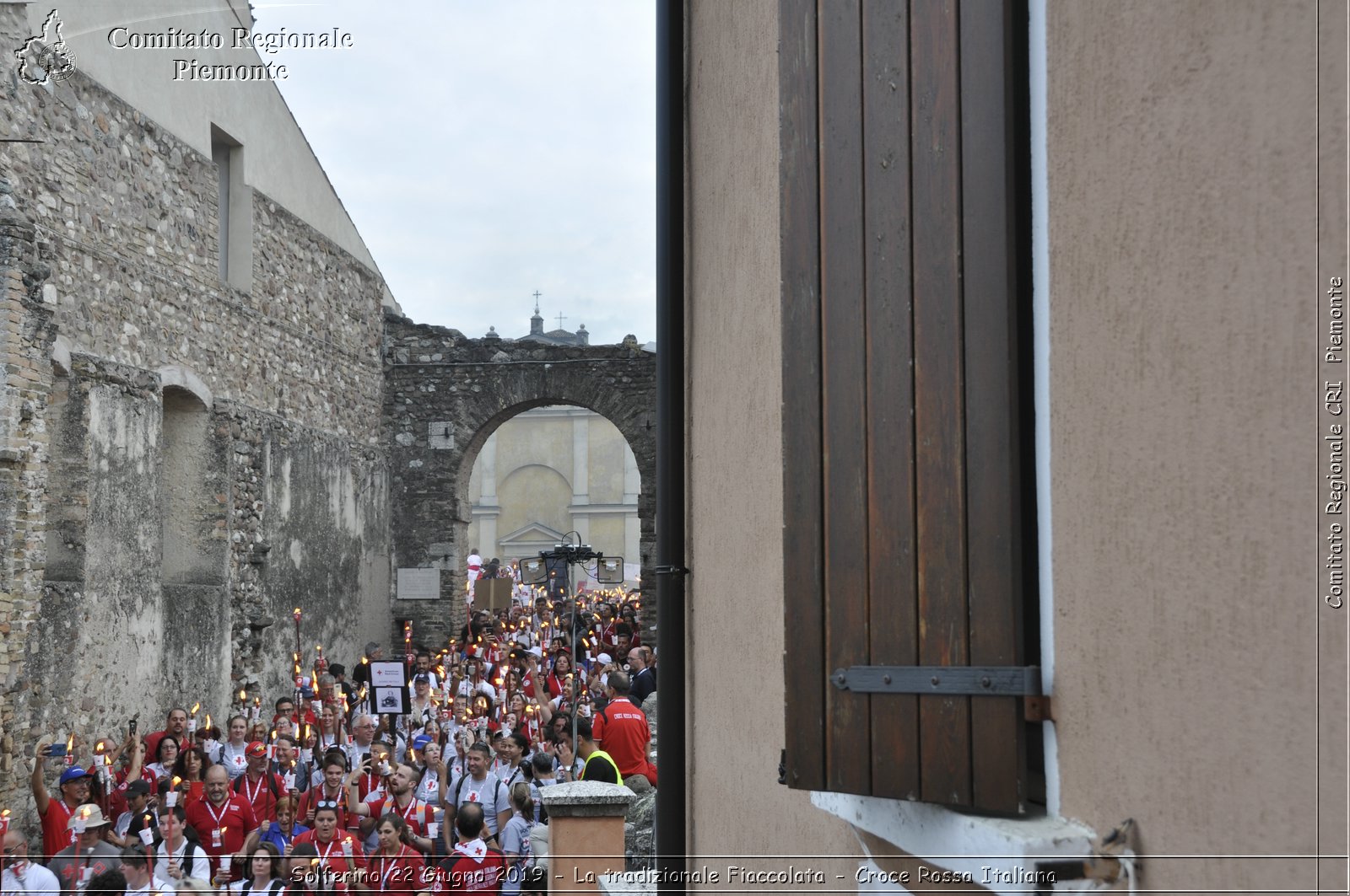 Solferino 22 Giugno 2019 - La tradizionale Fiaccolata - Croce Rossa Italiana - Comitato Regionale del Piemonte