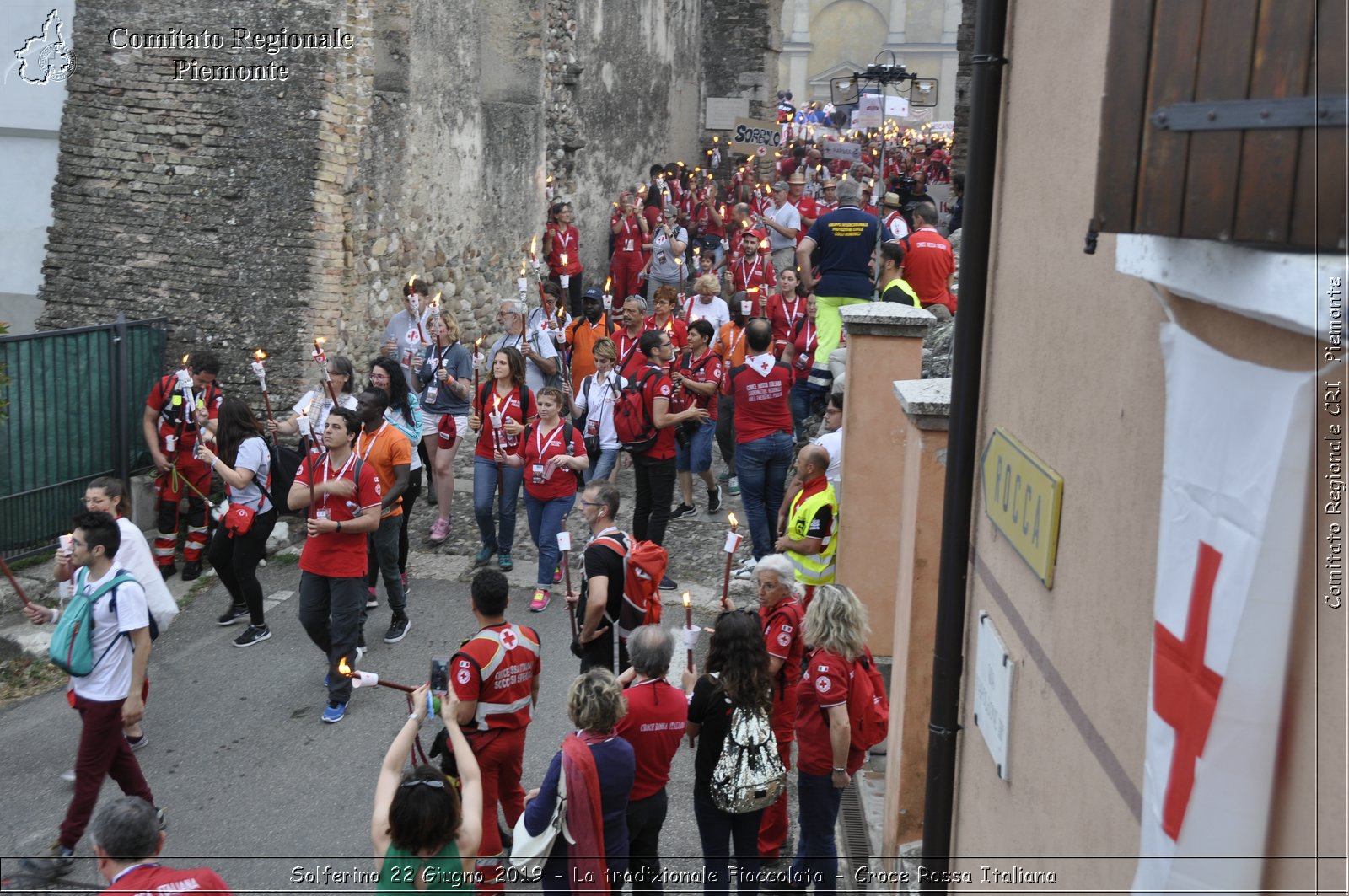 Solferino 22 Giugno 2019 - La tradizionale Fiaccolata - Croce Rossa Italiana - Comitato Regionale del Piemonte