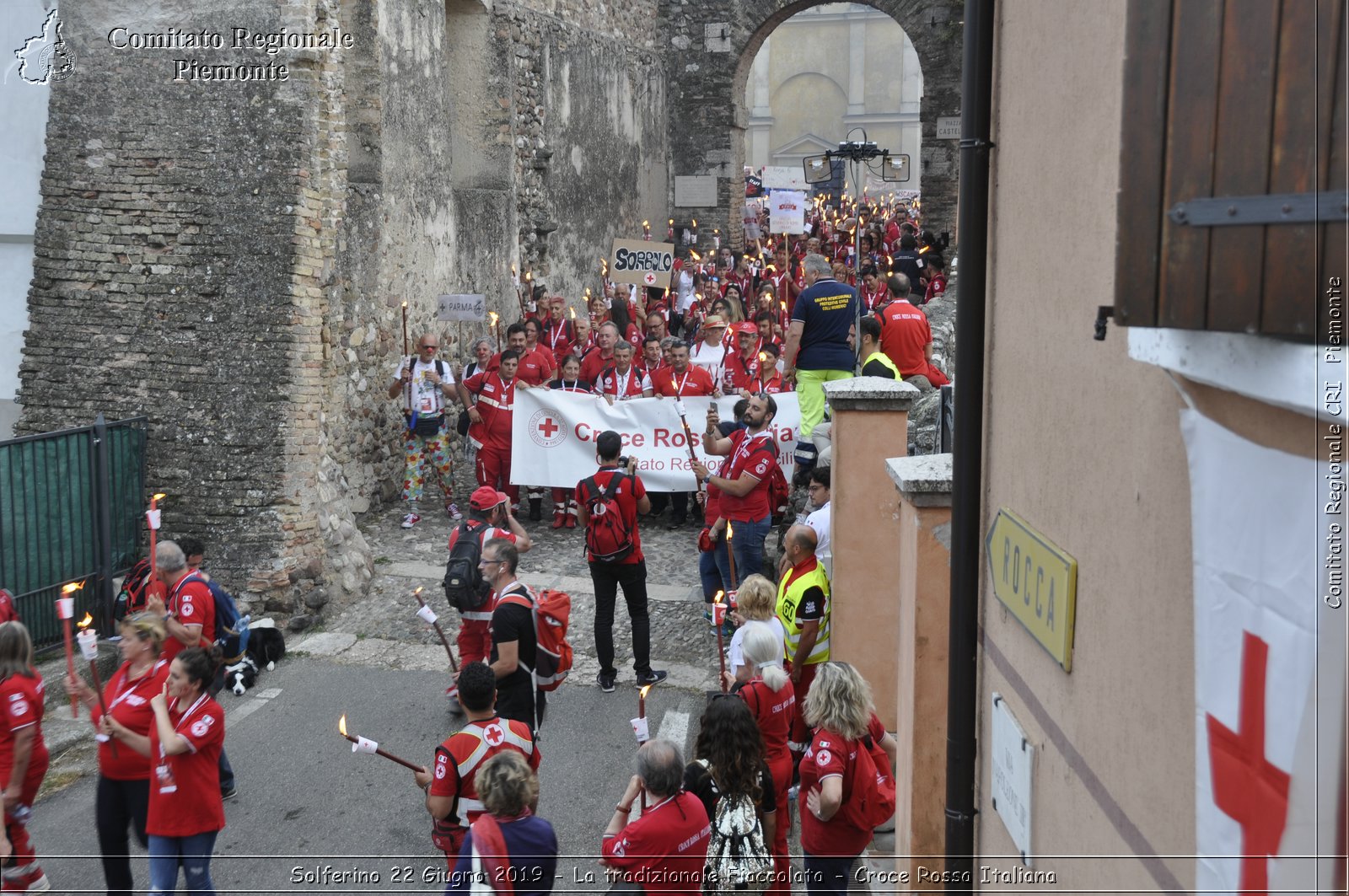 Solferino 22 Giugno 2019 - La tradizionale Fiaccolata - Croce Rossa Italiana - Comitato Regionale del Piemonte