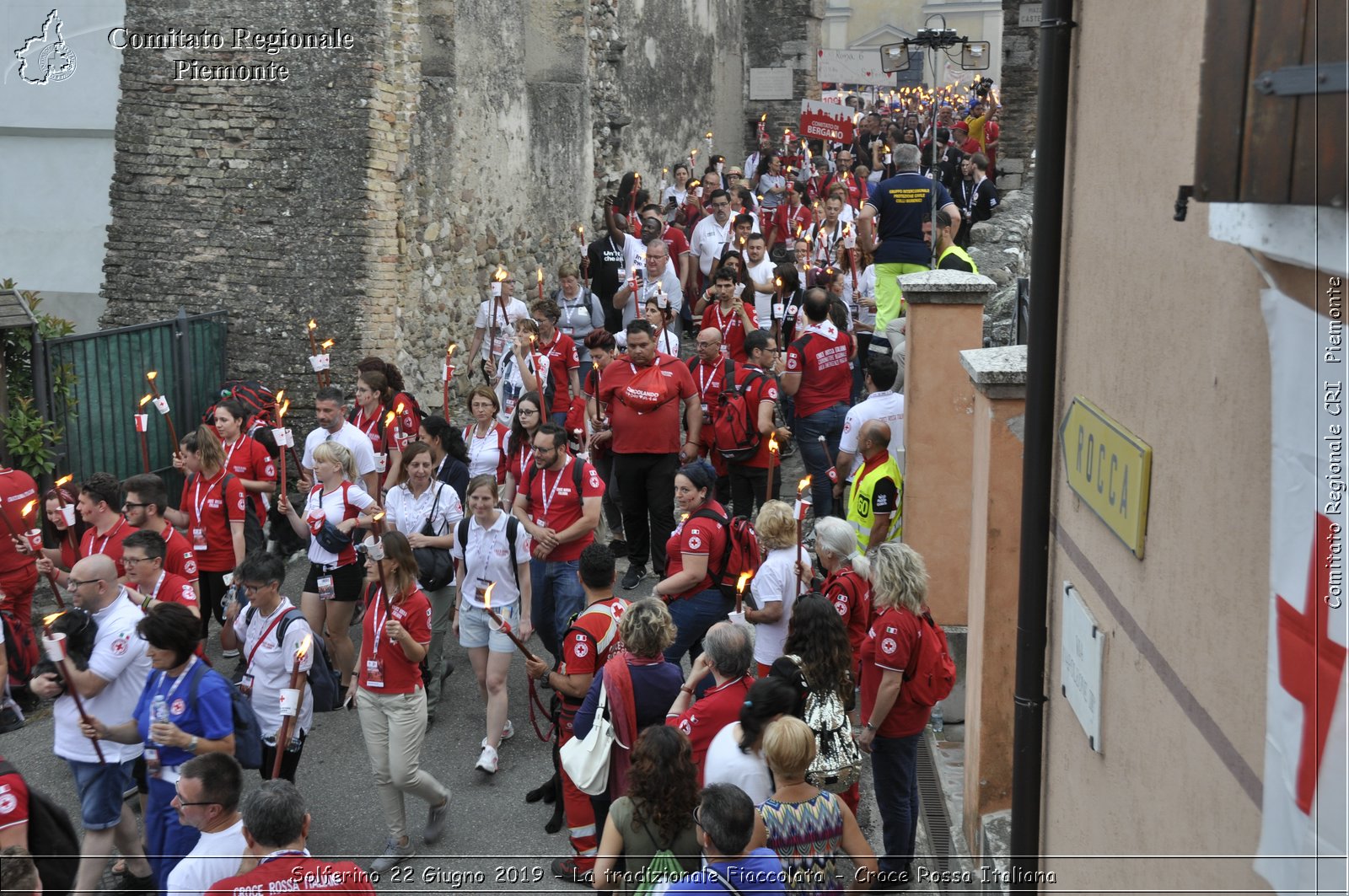 Solferino 22 Giugno 2019 - La tradizionale Fiaccolata - Croce Rossa Italiana - Comitato Regionale del Piemonte