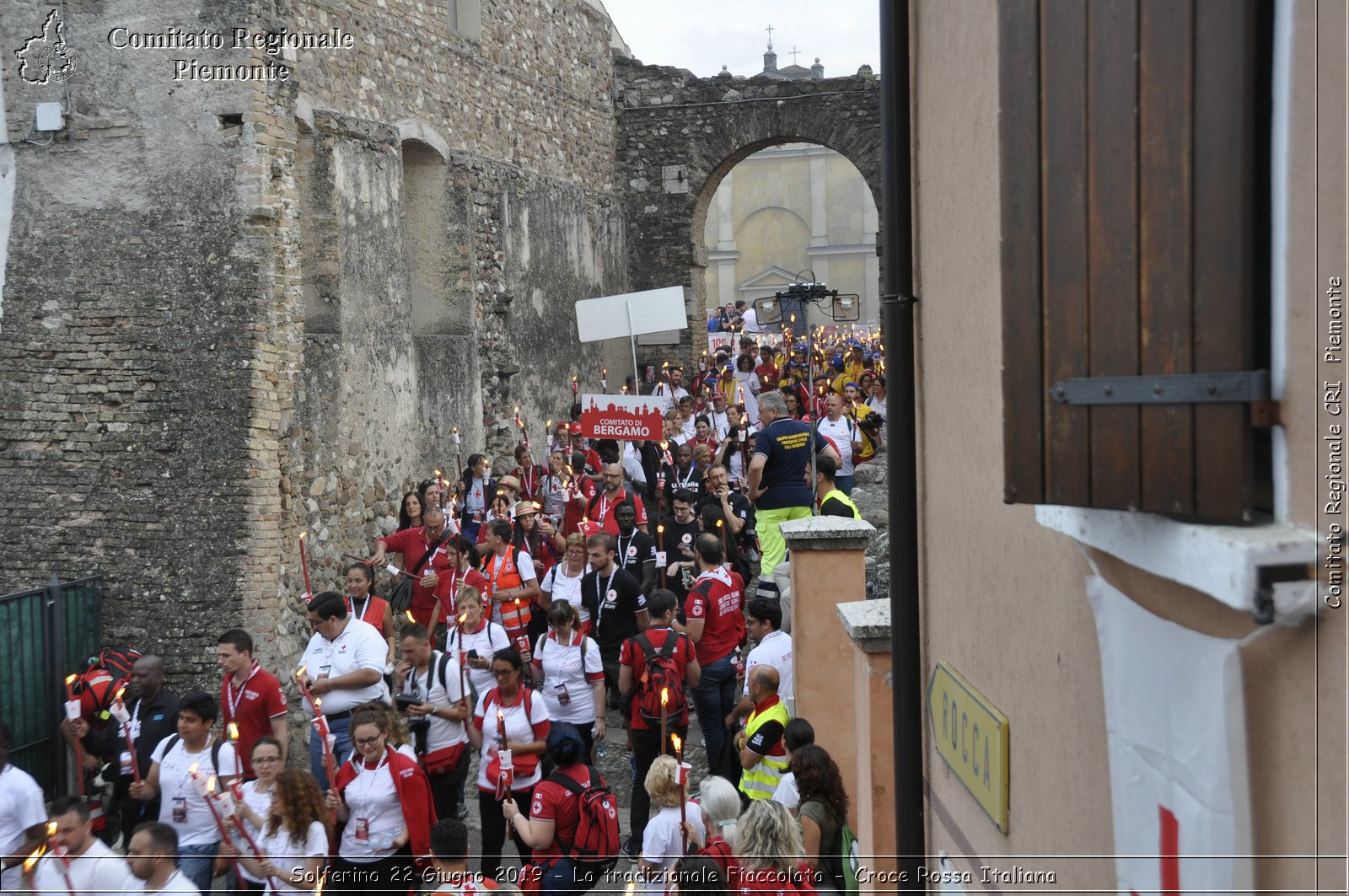 Solferino 22 Giugno 2019 - La tradizionale Fiaccolata - Croce Rossa Italiana - Comitato Regionale del Piemonte