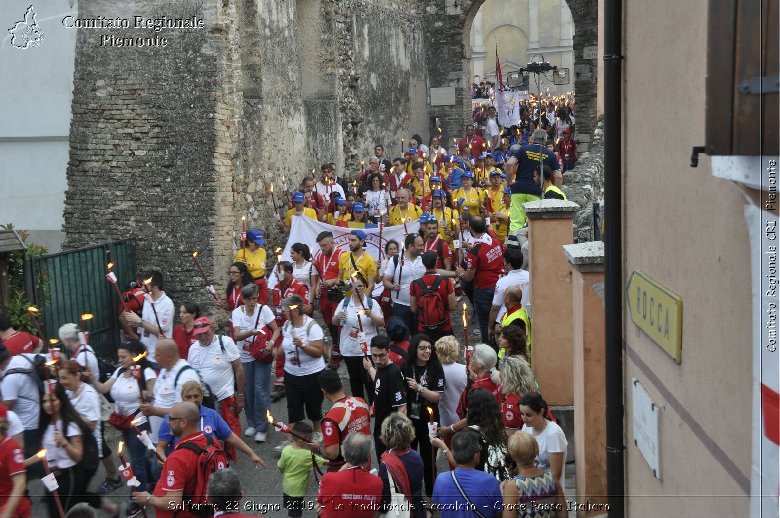 Solferino 22 Giugno 2019 - La tradizionale Fiaccolata - Croce Rossa Italiana - Comitato Regionale del Piemonte