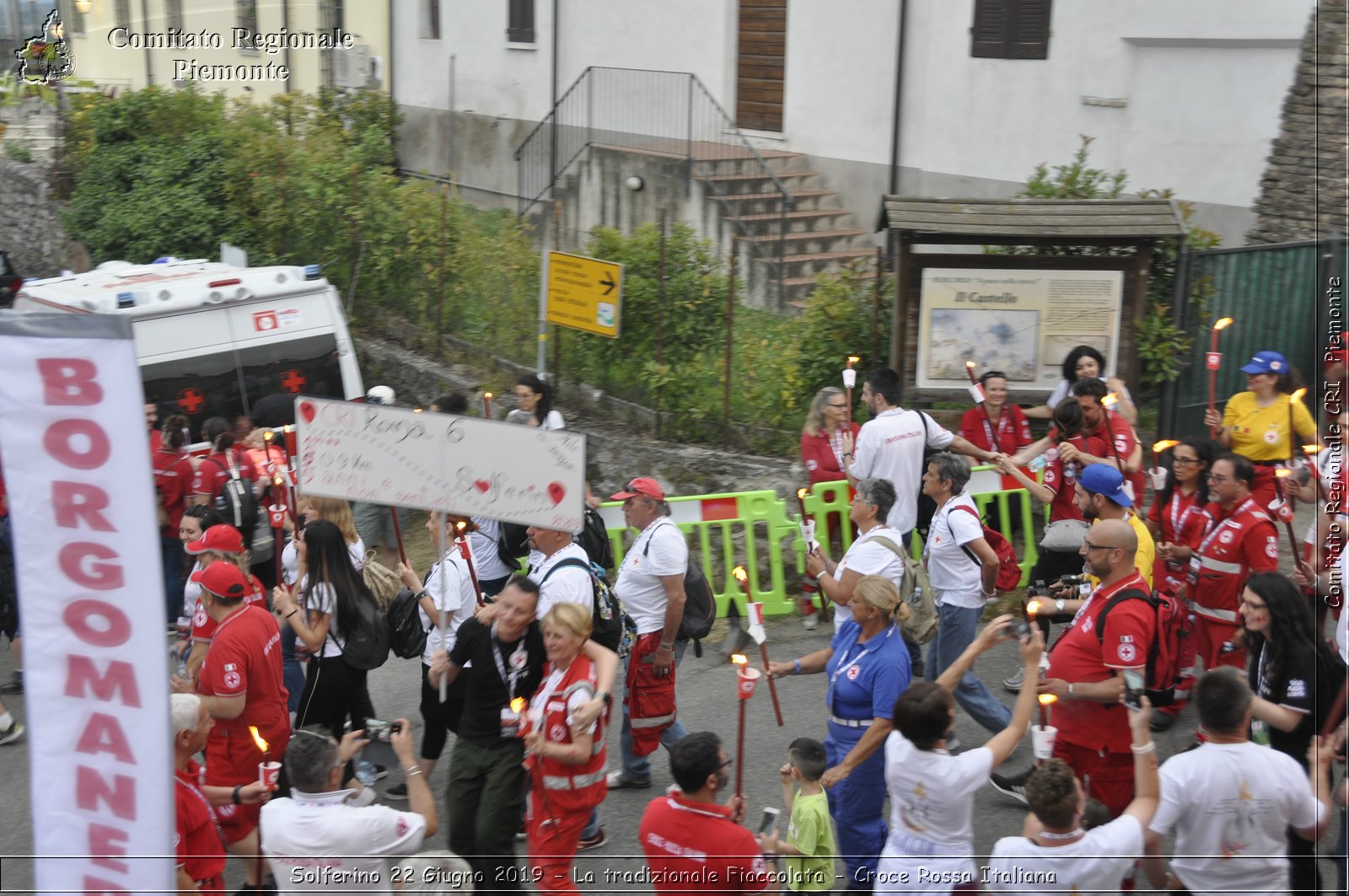 Solferino 22 Giugno 2019 - La tradizionale Fiaccolata - Croce Rossa Italiana - Comitato Regionale del Piemonte