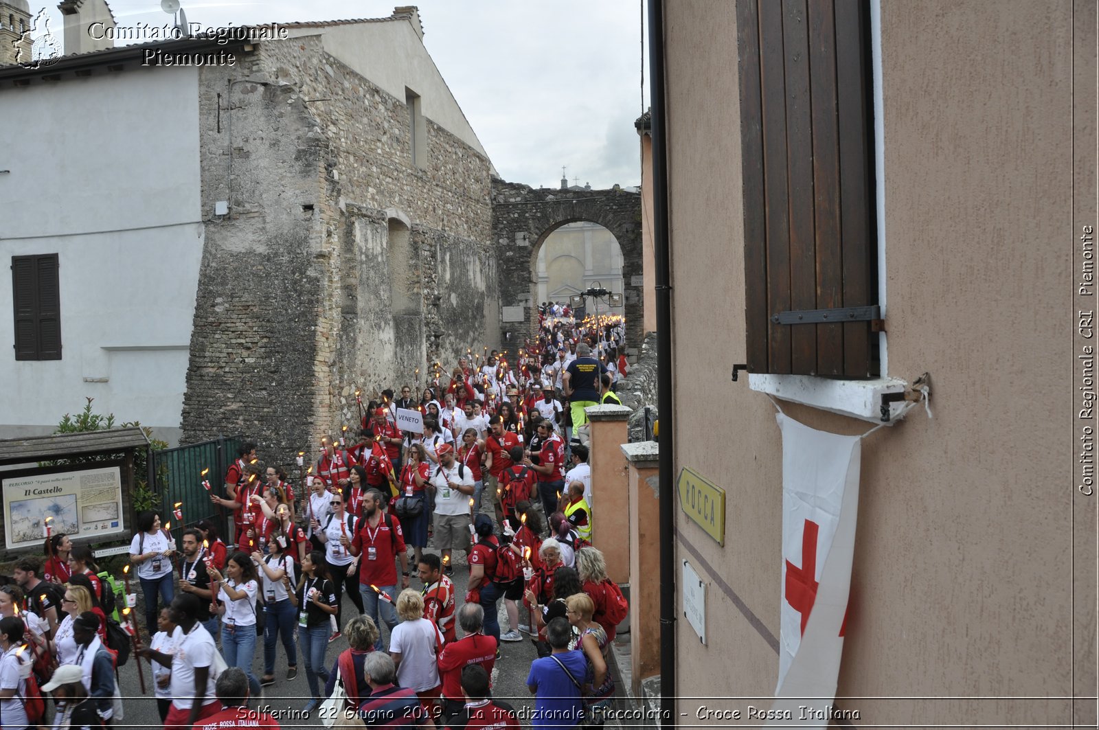 Solferino 22 Giugno 2019 - La tradizionale Fiaccolata - Croce Rossa Italiana - Comitato Regionale del Piemonte