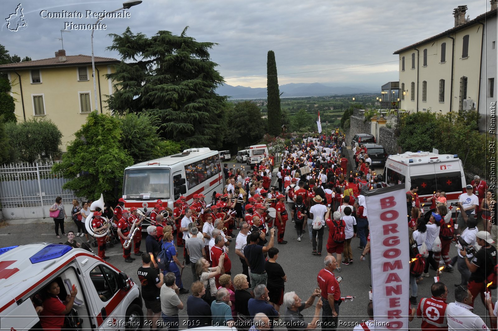 Solferino 22 Giugno 2019 - La tradizionale Fiaccolata - Croce Rossa Italiana - Comitato Regionale del Piemonte