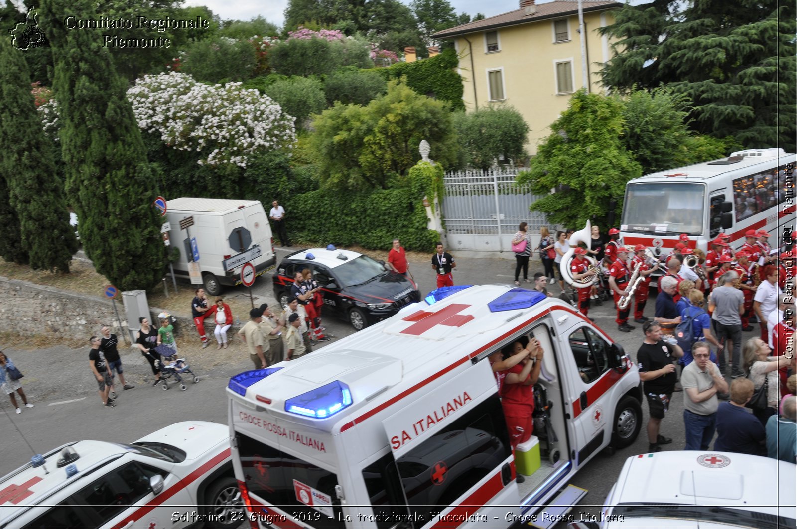 Solferino 22 Giugno 2019 - La tradizionale Fiaccolata - Croce Rossa Italiana - Comitato Regionale del Piemonte