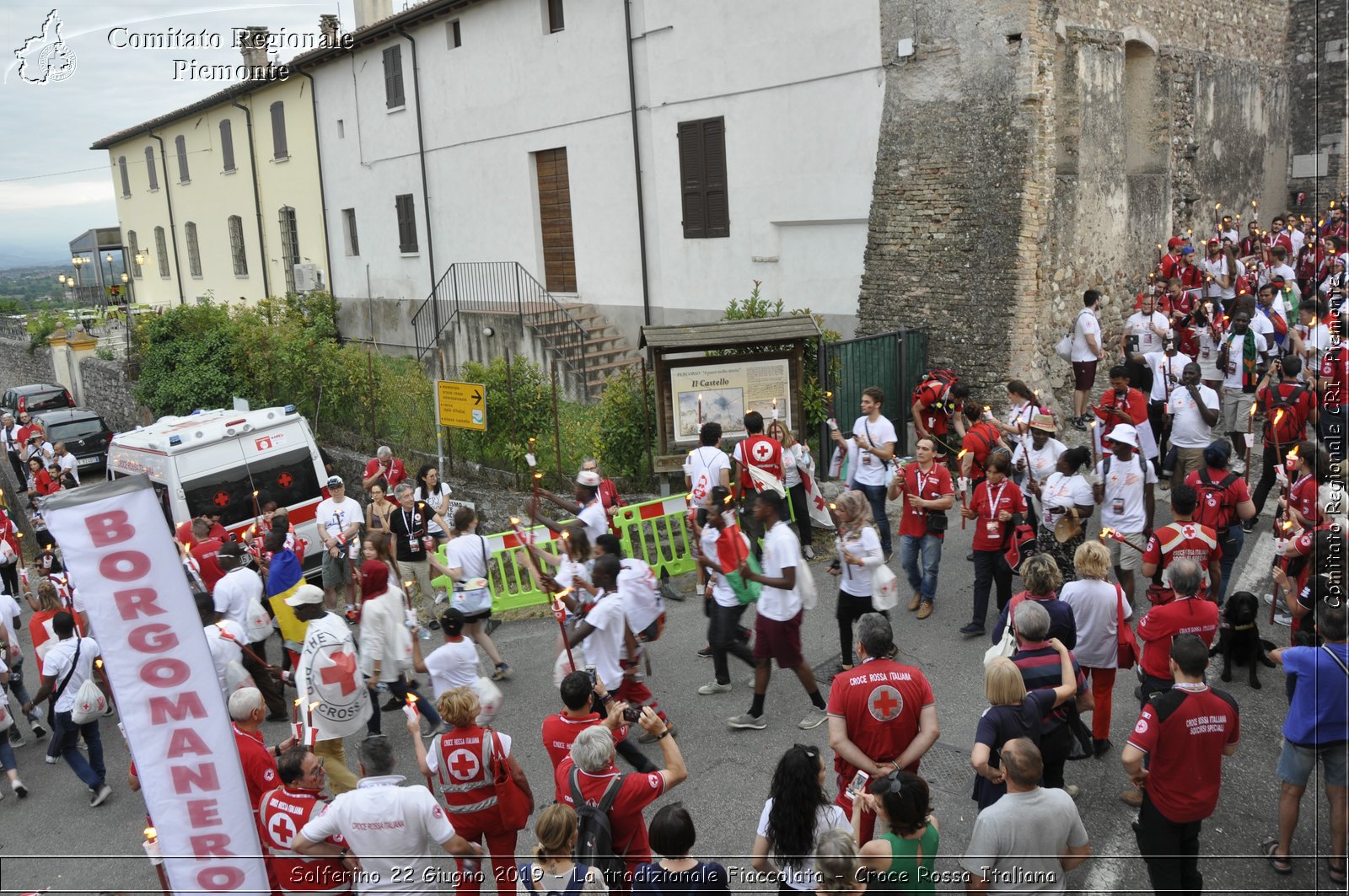 Solferino 22 Giugno 2019 - La tradizionale Fiaccolata - Croce Rossa Italiana - Comitato Regionale del Piemonte