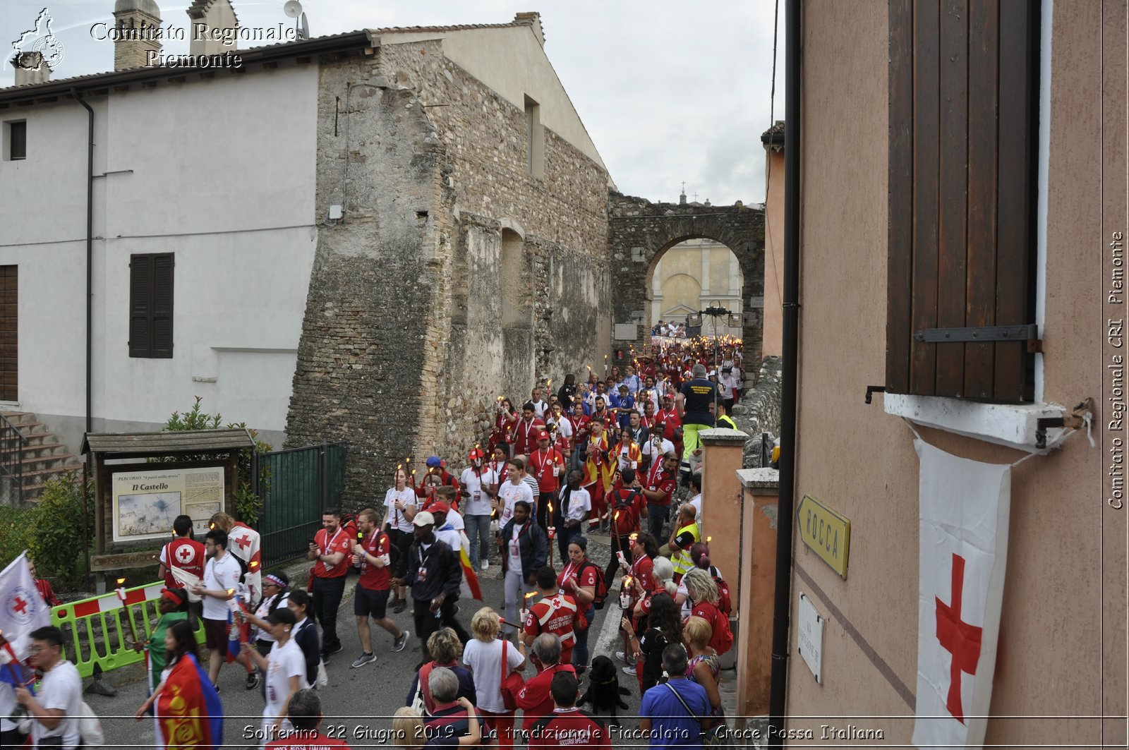 Solferino 22 Giugno 2019 - La tradizionale Fiaccolata - Croce Rossa Italiana - Comitato Regionale del Piemonte