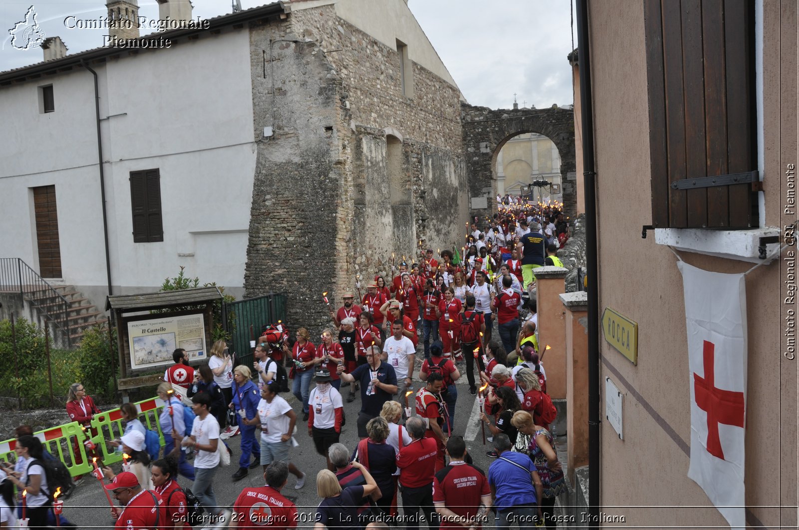 Solferino 22 Giugno 2019 - La tradizionale Fiaccolata - Croce Rossa Italiana - Comitato Regionale del Piemonte