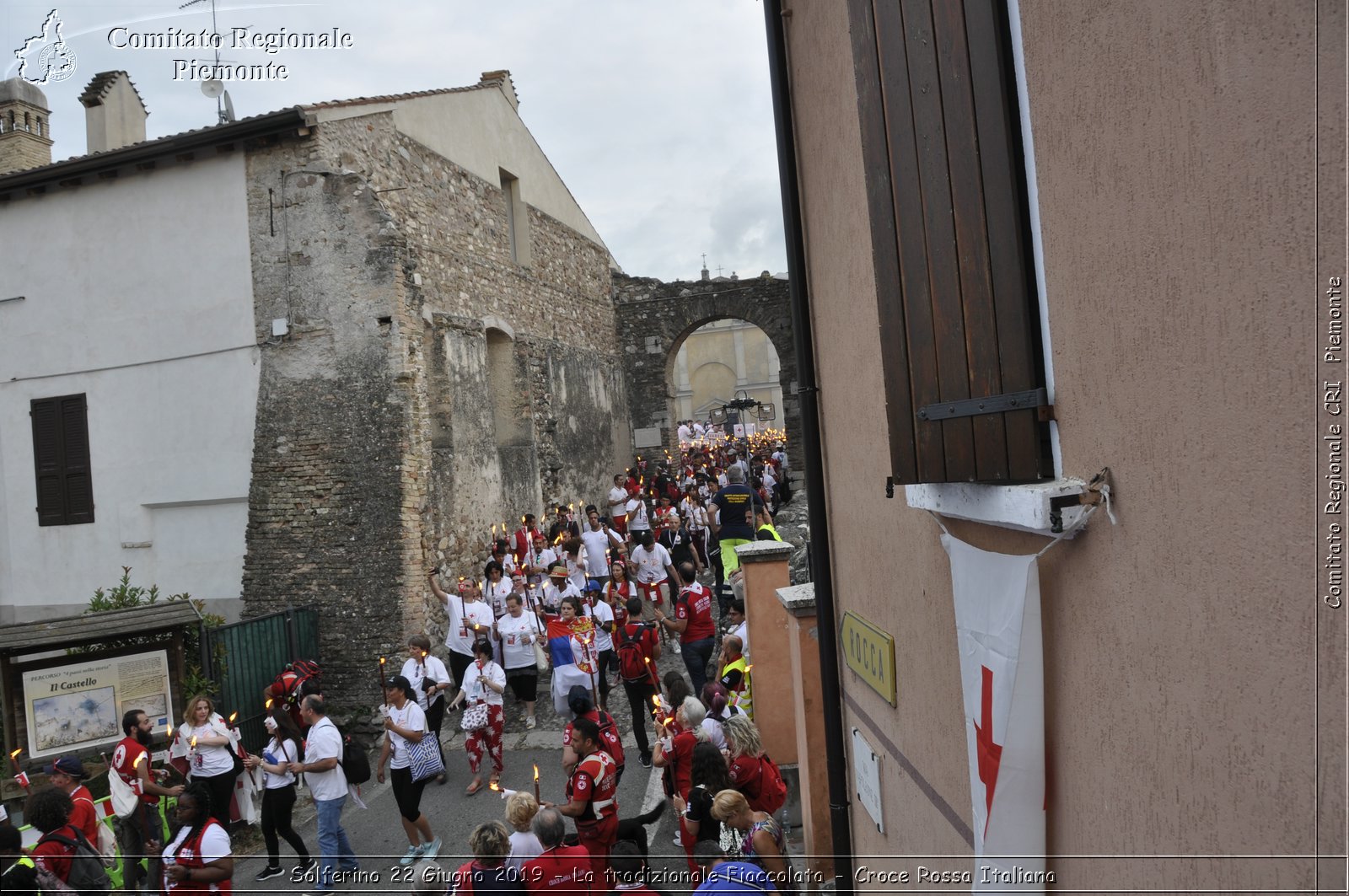 Solferino 22 Giugno 2019 - La tradizionale Fiaccolata - Croce Rossa Italiana - Comitato Regionale del Piemonte