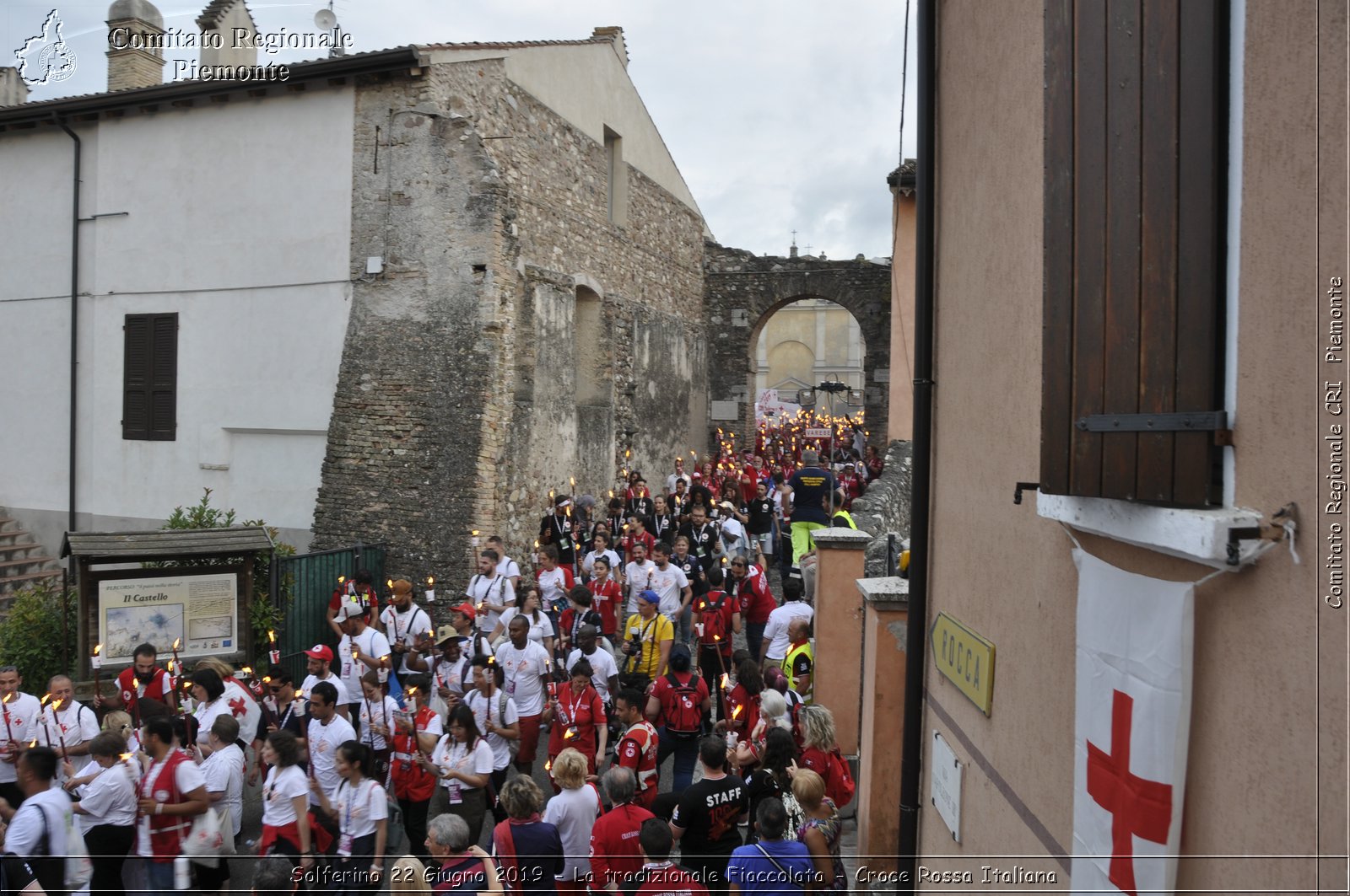 Solferino 22 Giugno 2019 - La tradizionale Fiaccolata - Croce Rossa Italiana - Comitato Regionale del Piemonte