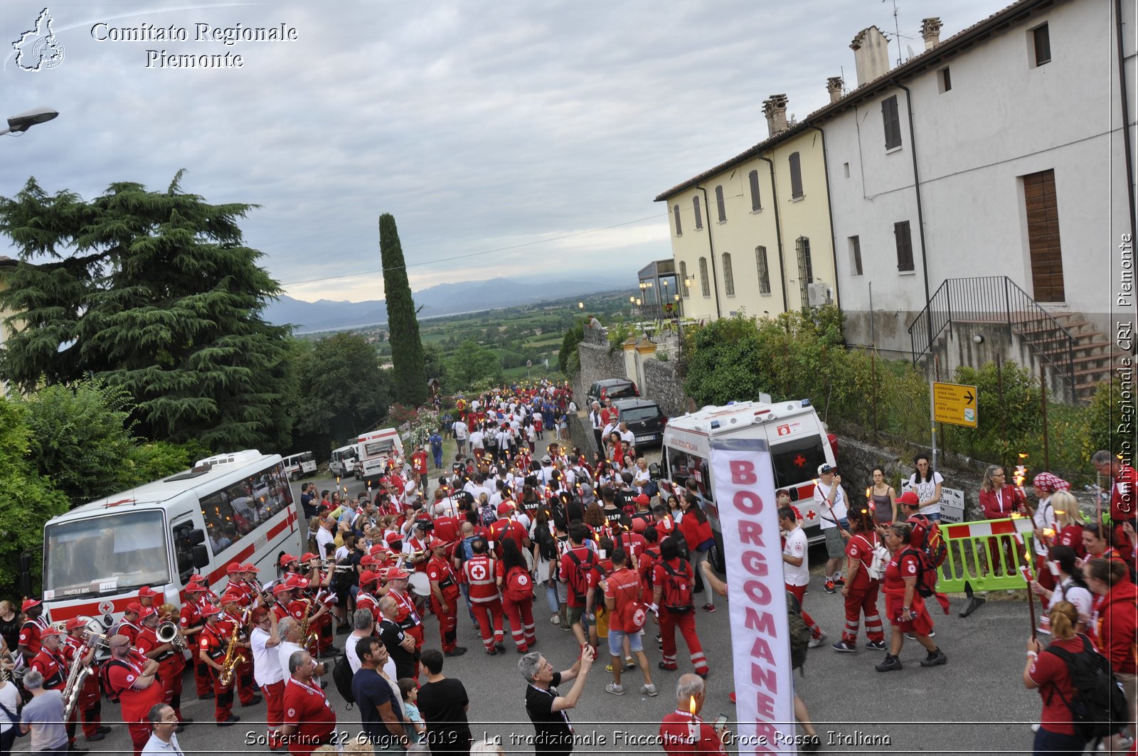 Solferino 22 Giugno 2019 - La tradizionale Fiaccolata - Croce Rossa Italiana - Comitato Regionale del Piemonte