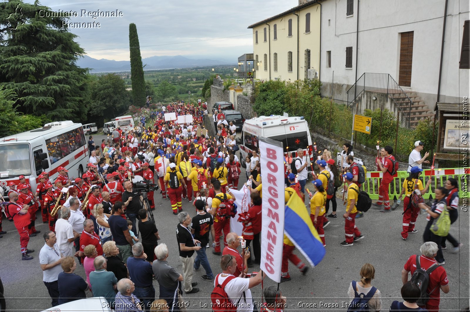 Solferino 22 Giugno 2019 - La tradizionale Fiaccolata - Croce Rossa Italiana - Comitato Regionale del Piemonte